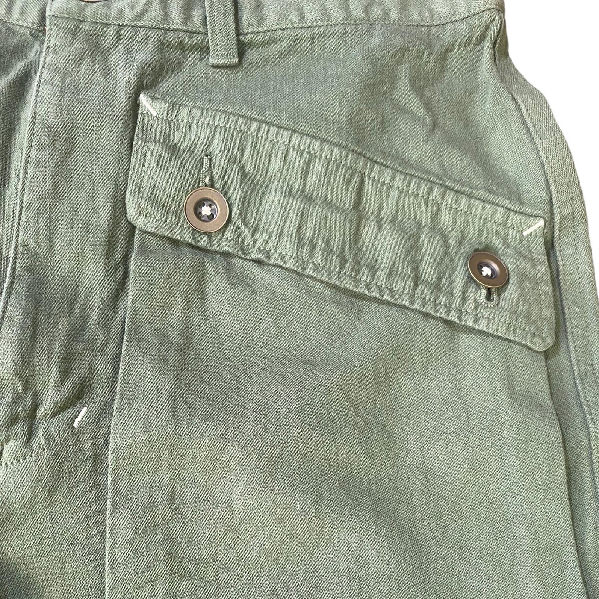 King Jonathan Rare Vintage Green Workwear Cargo Jeans Pants