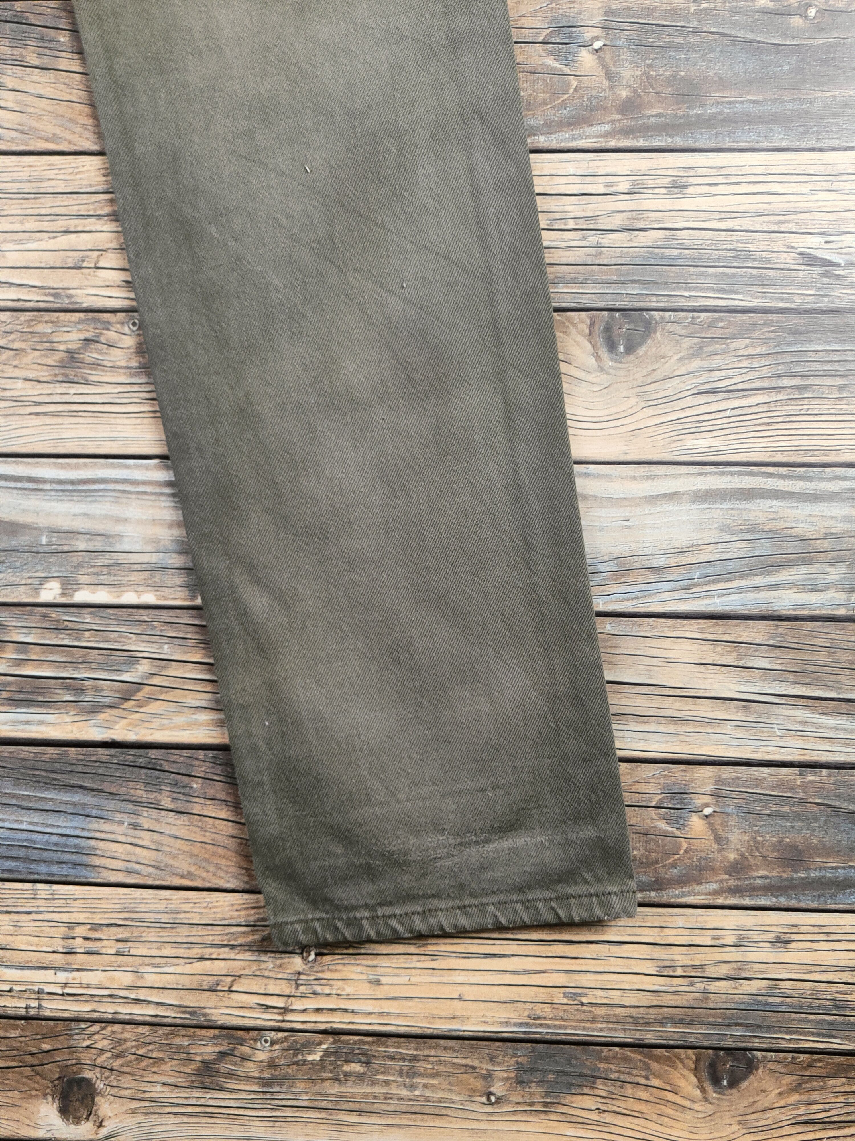 Levi's 501 Levi's Olive vintage Denim Jeans #S2836 Size US 27 - 12 Thumbnail