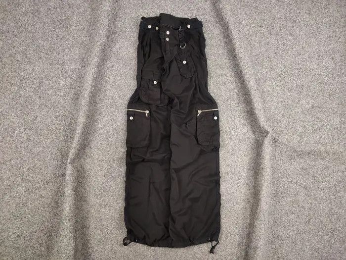 Japanese Brand Rare Vintage Y2K Japanese Black cotton Cargo Baggy Pants Size US 32 / EU 48 - 1 Thumbnail