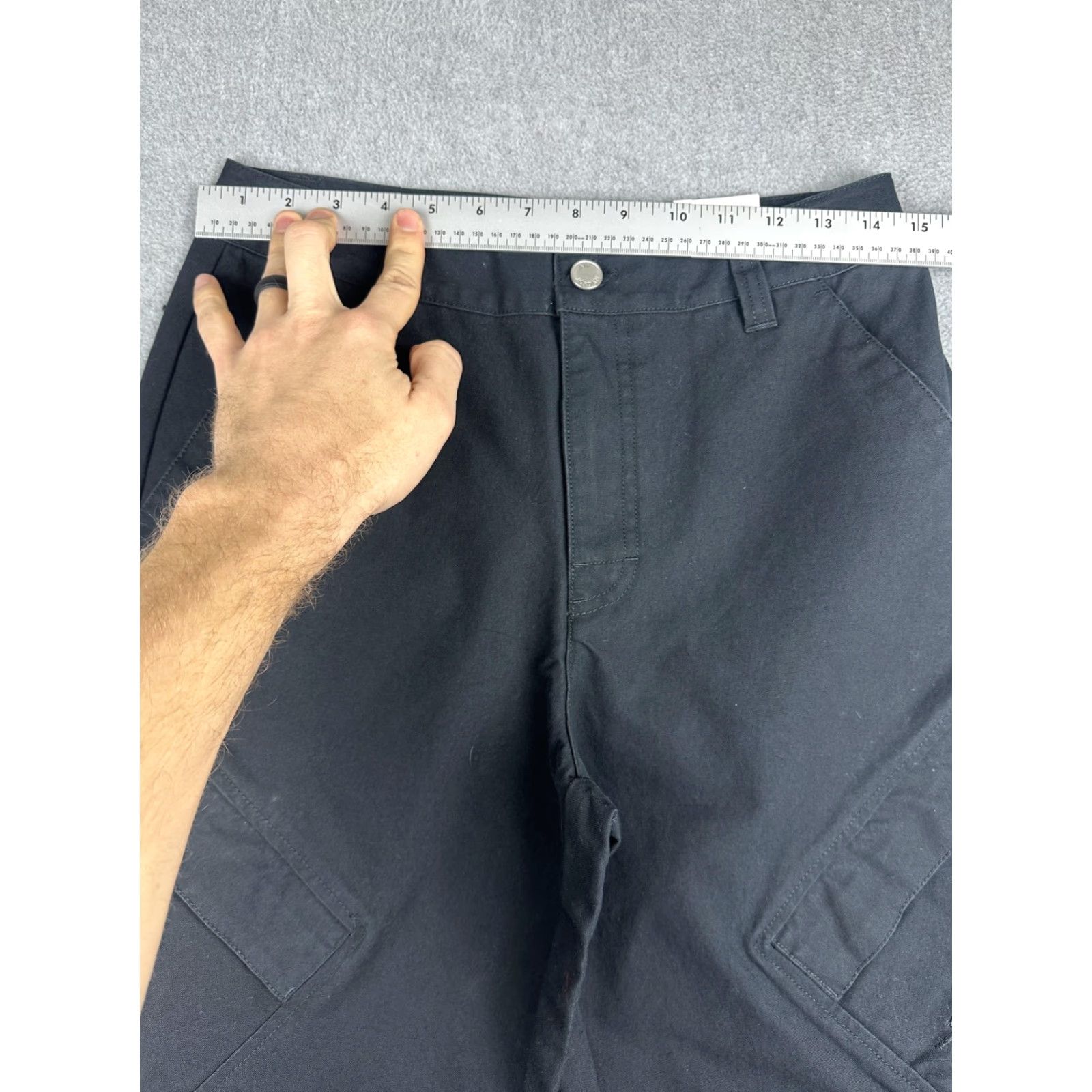 Jordan Brand Jordan Cargo Pants Womens Small Black Twill Pockets NWT FV7098-010 Size 28" / US 6 / IT 42 - 5 Thumbnail