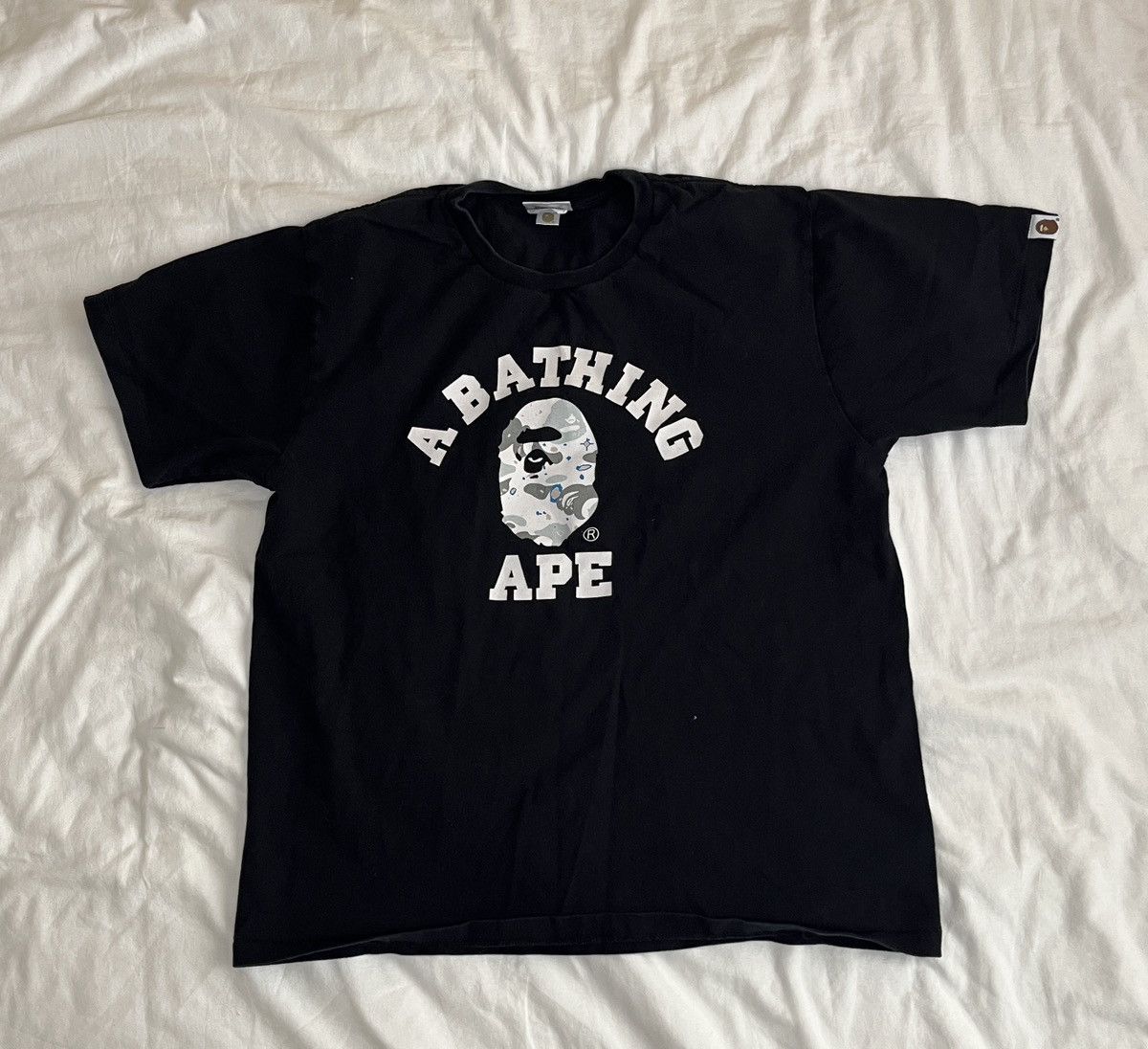 Bape Space Camo College Tee Size US L / EU 52-54 / 3 - 1 Thumbnail