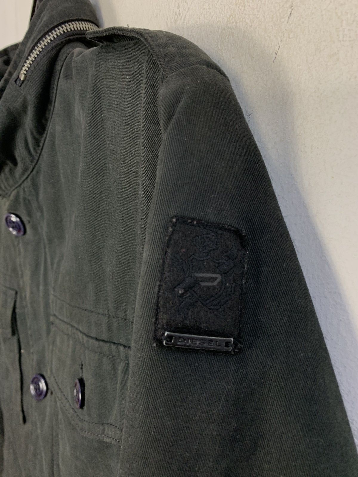 Diesel 90s Diesel Industry Denim Division Hooded Multipockets Size XL / US 12-14 / IT 48-50 - 4 Thumbnail