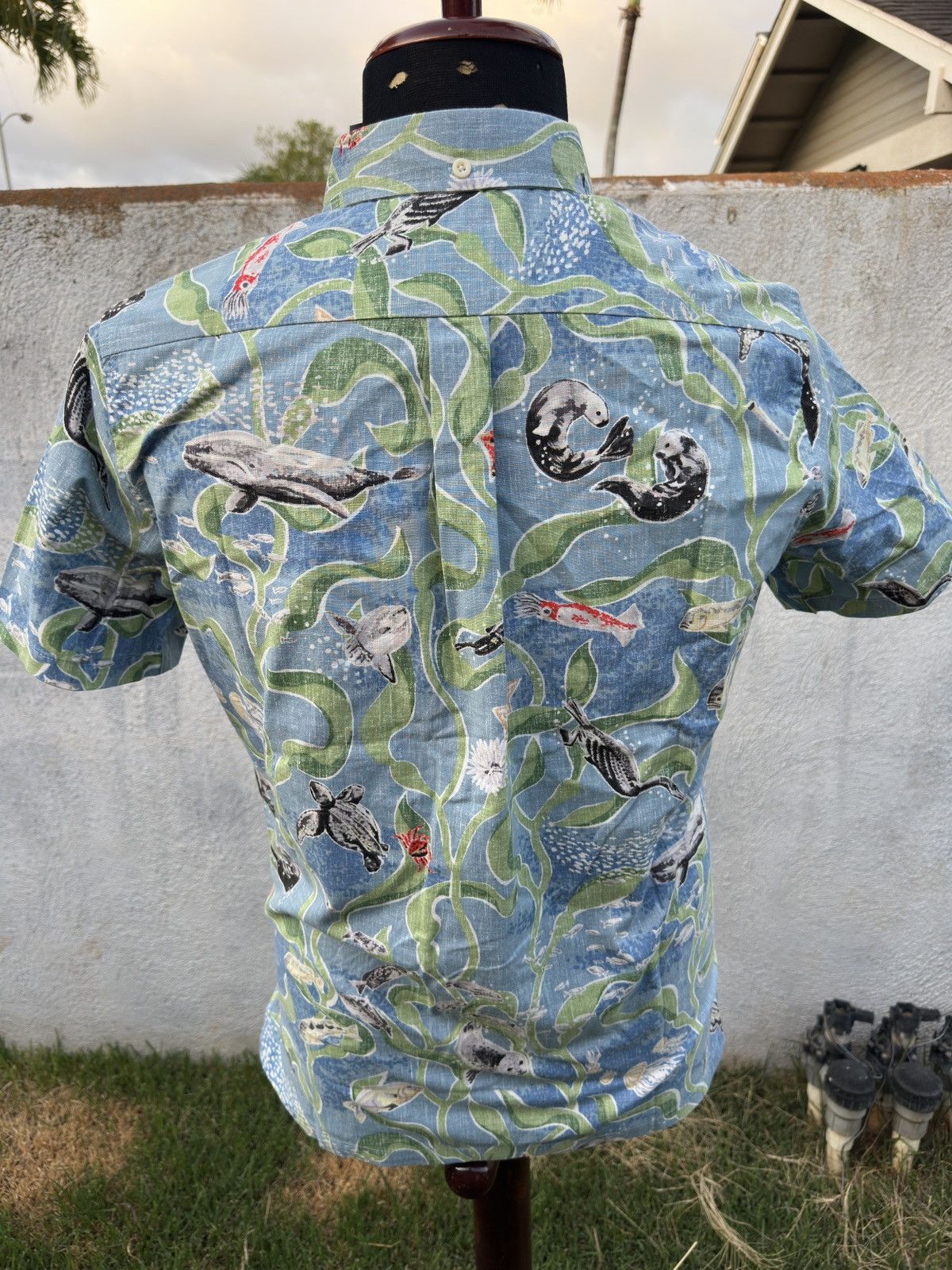 Reyn Spooner New Reyn Spooner "Monterey Bay" Classic Fit Men's XXS Size US XXS / EU 40 - 2 Thumbnail