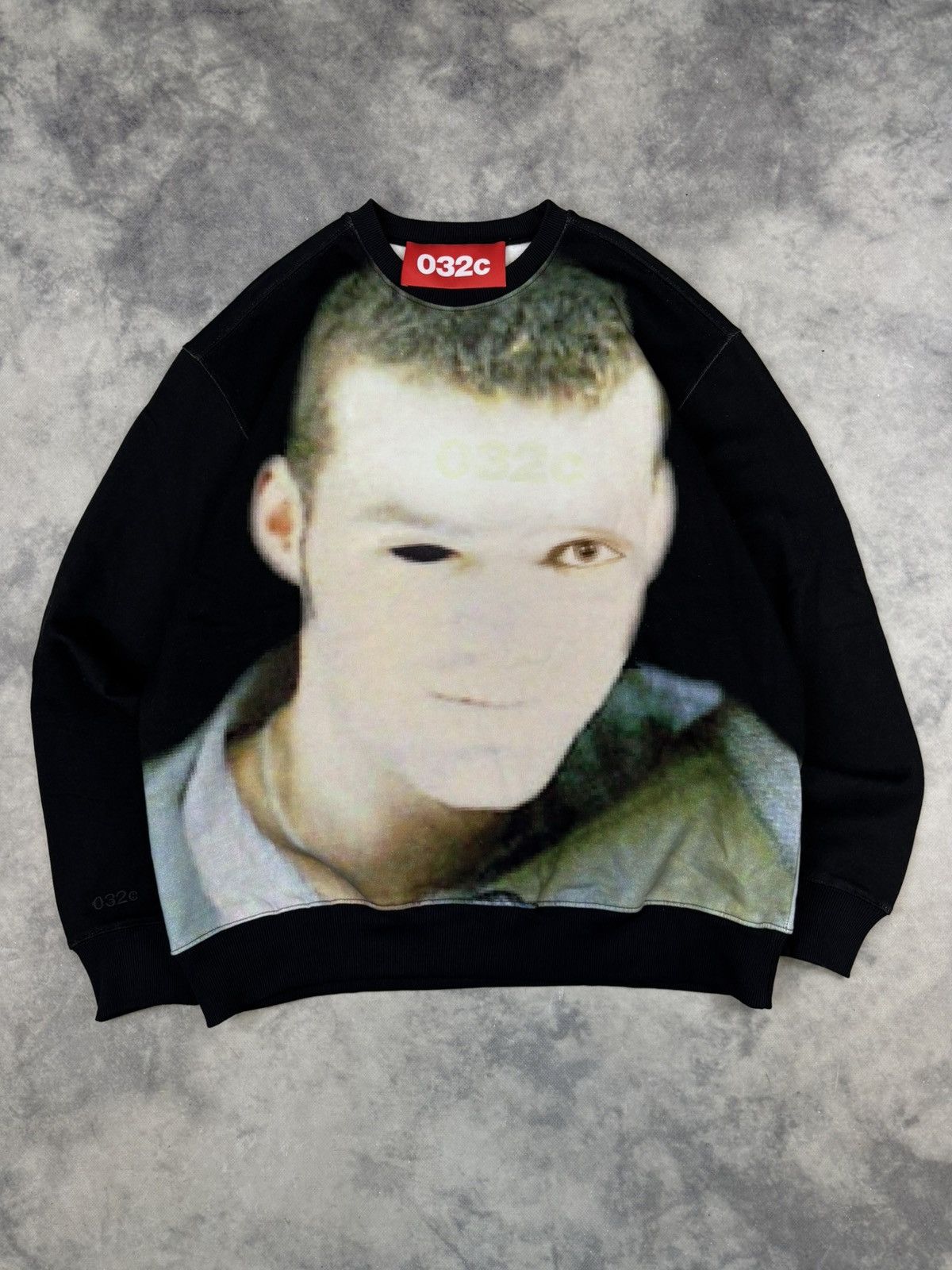 032c × Japanese Brand 032C Rare Face Sweatshirt Designer All over print y2k grail Size US XL / EU 56 / 4 - 1 Thumbnail