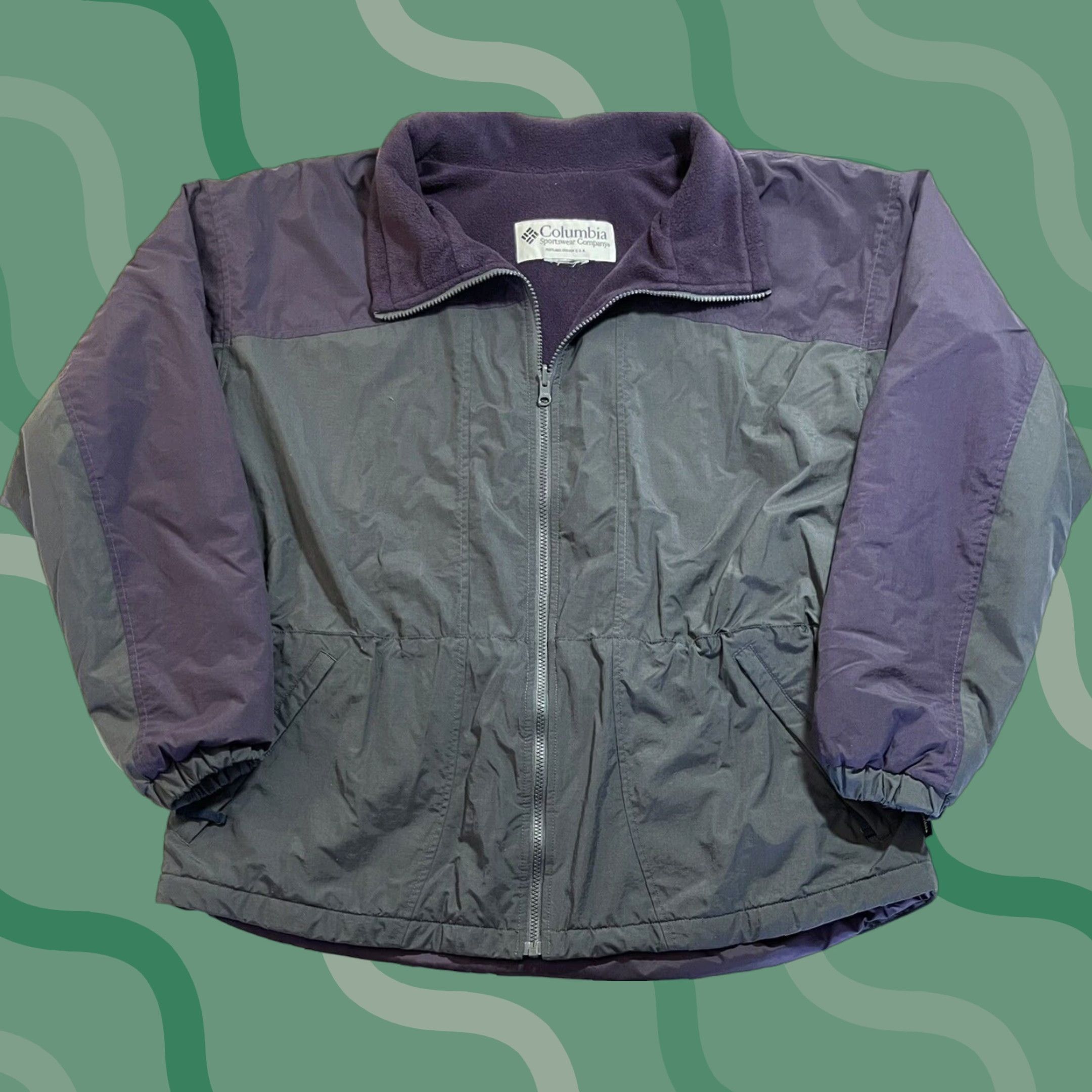 Vintage VINTAGE Columbia Women’s XL Fleece Parka Jacket - Water Resistant Snowsport Outdoor 90s Women’s Parka Jacket MSR Size XL / US 12-14 / IT 48-50 - 1 Thumbnail