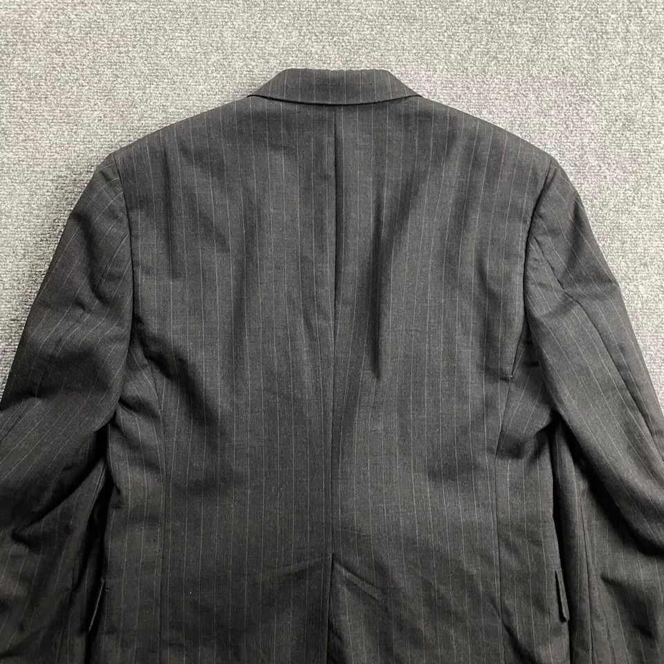 Hart Schaffner Marx Hart Schaffner & Marx Blazer Men's 40R Striped Pure Virgin Size 40R - 3 Thumbnail