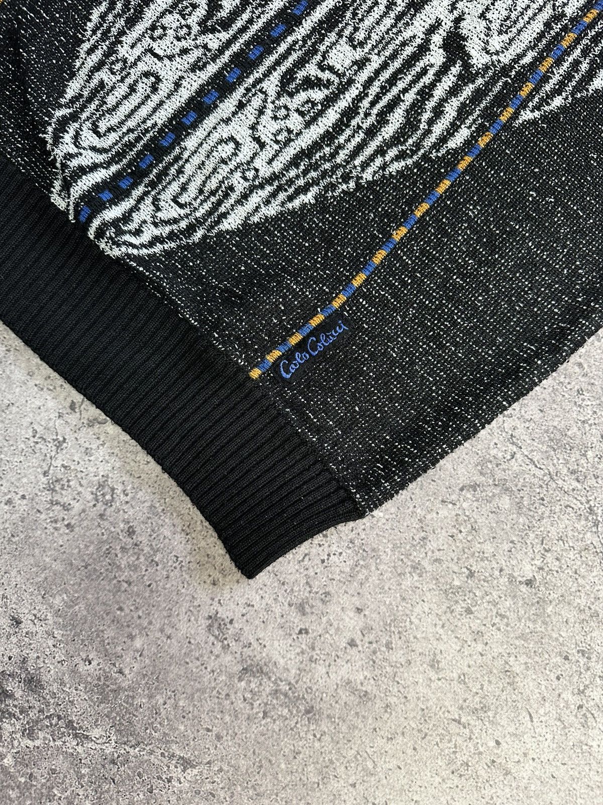 Coogi Vintage Carlo Colucci Knitted Sweater Coogi Style Archival Size US L / EU 52-54 / 3 - 8 Thumbnail