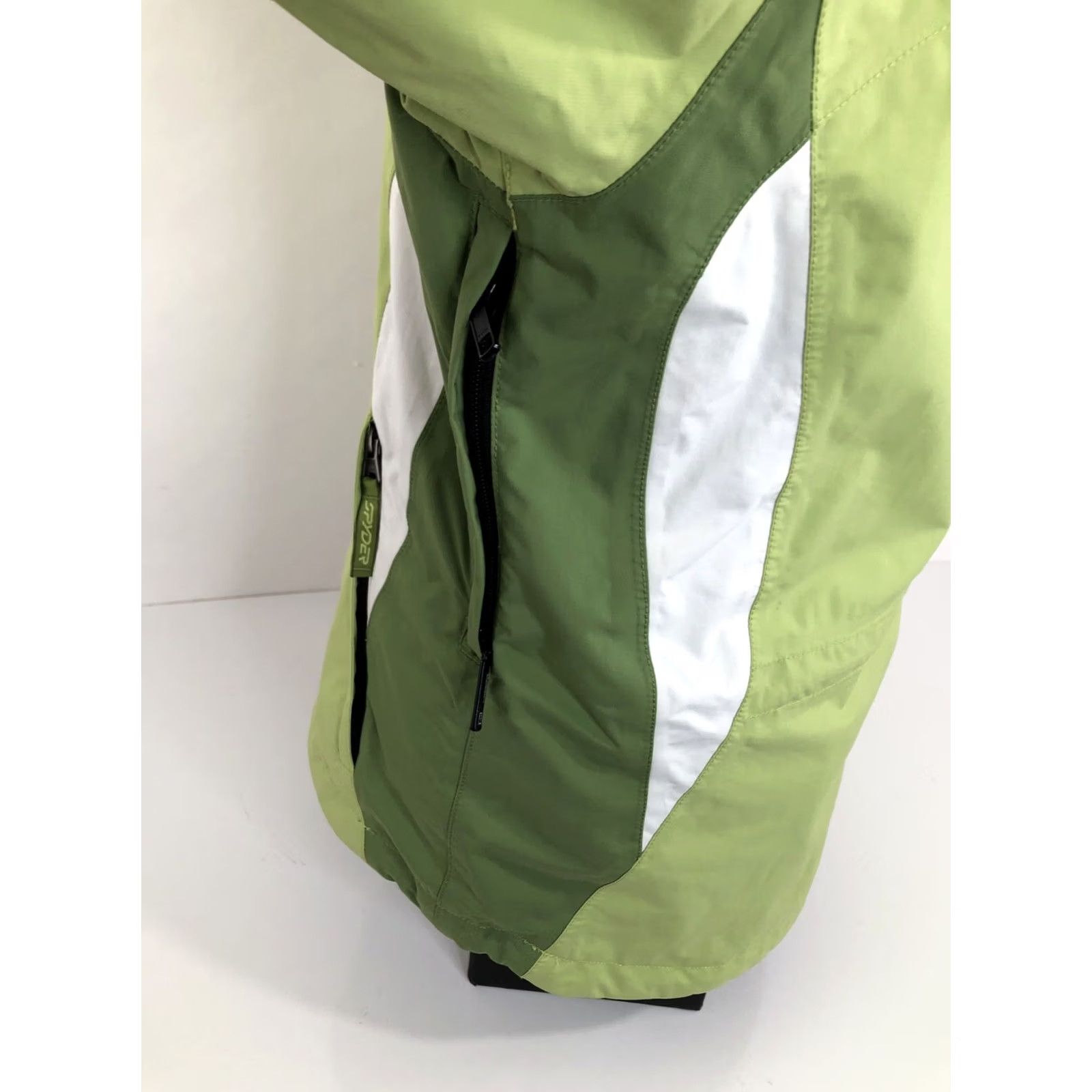 Spyder SPYDER Embroidered ZIP OUT LINER Womens US 6 Hooded Ski Winter Jacket Green - Jacket, Ski, Hooded, Embroidered, 6, Womens, Spyder, Winter, Green Size M / US 6-8 / IT 42-44 - 5 Thumbnail