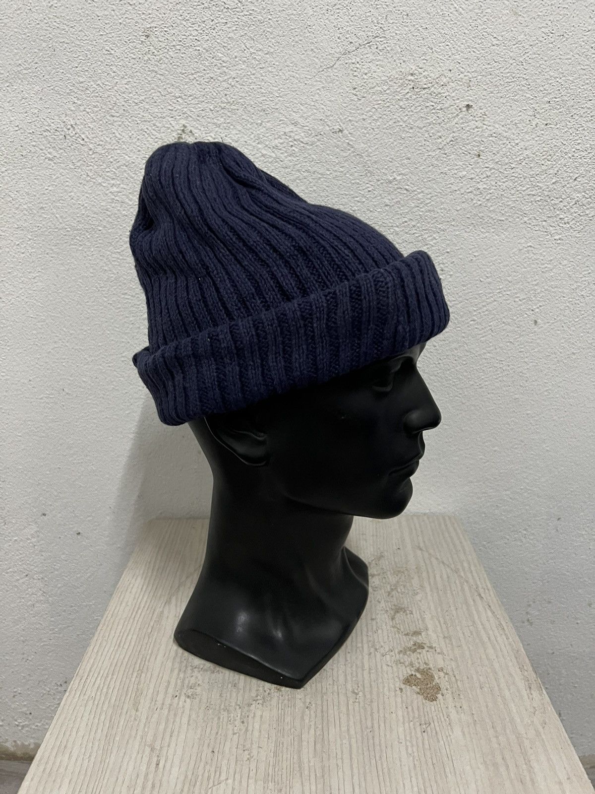 Global Work × Indigo Japanese Brand Global Work Indigo Beanie Hat Size ONE SIZE - 4 Thumbnail