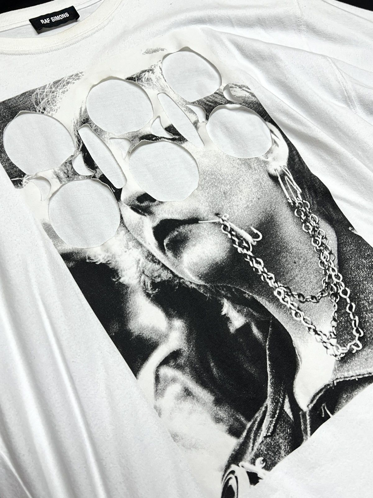 Raf Simons Raf simons SS 19 cut out tshirt. Size US S / EU 44-46 / 1 - 2 Thumbnail