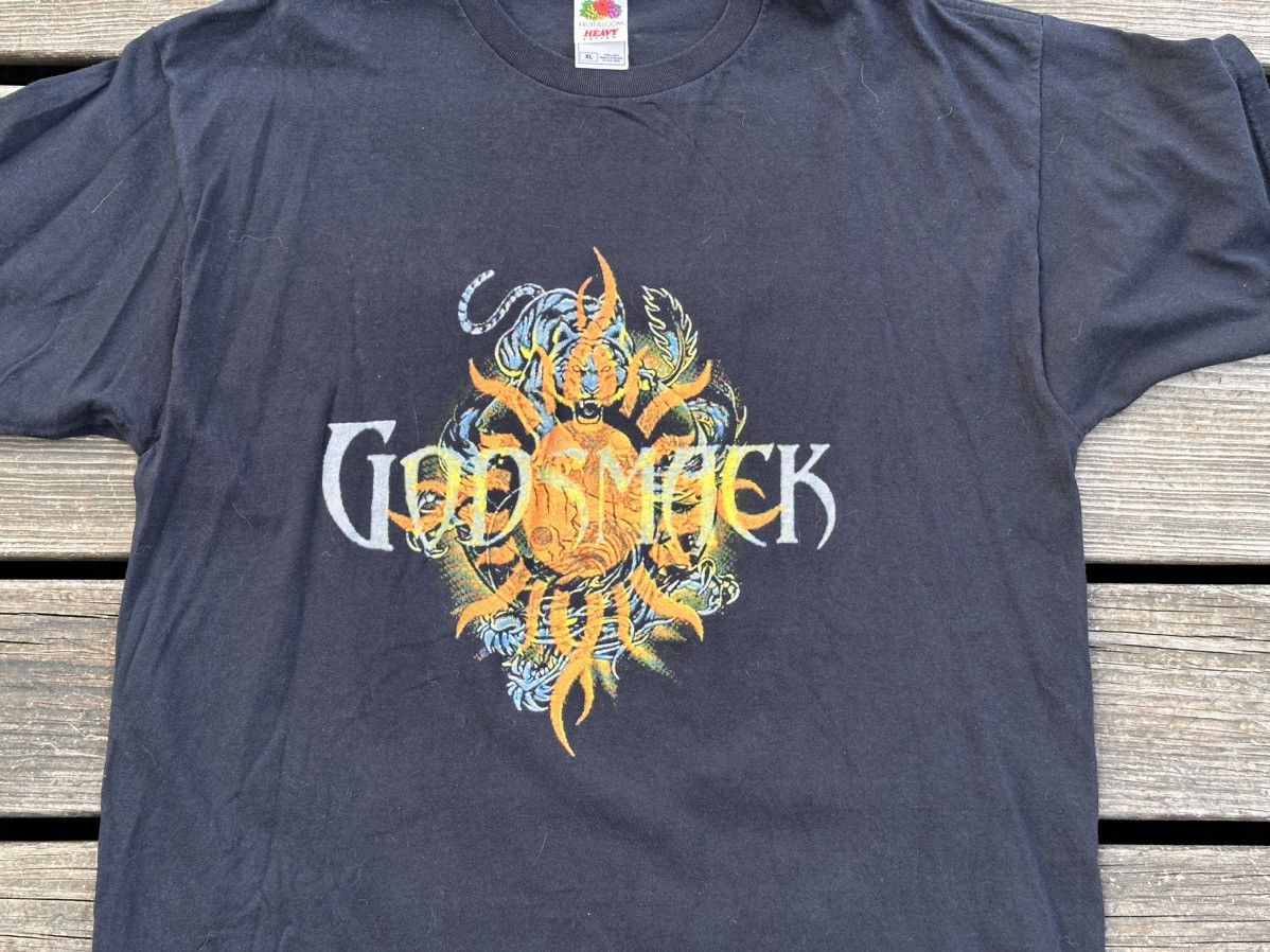 Fruit Of The Loom × Vintage Godsmack 2006 Concert Shirt Size US XL / EU 56 / 4 - 2 Thumbnail