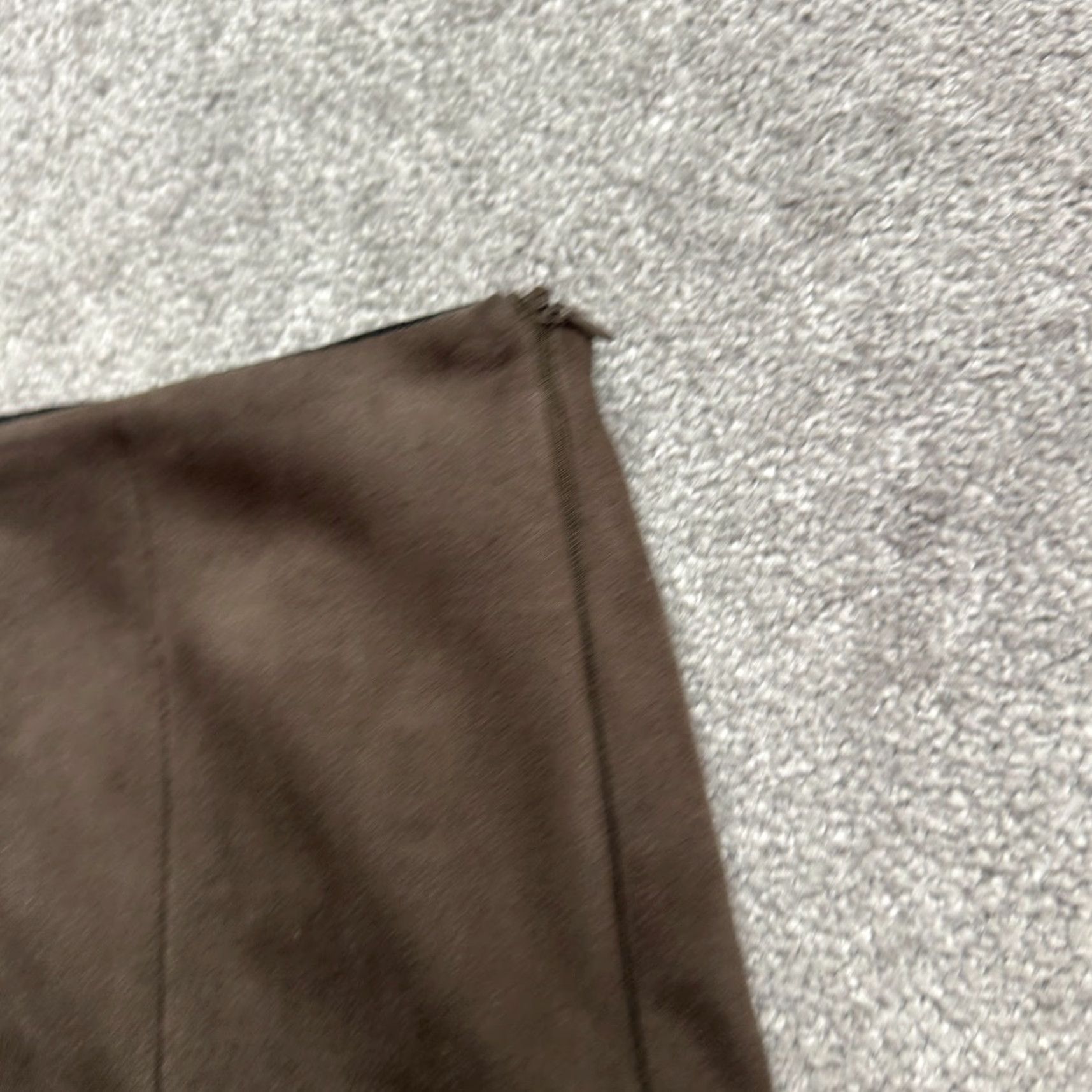 Zara Zara Basic Faux Suede High Rise Moto Trouser Pants Womens Medium Brown High Rise Size 32" / US 10 / IT 46 - 5 Thumbnail