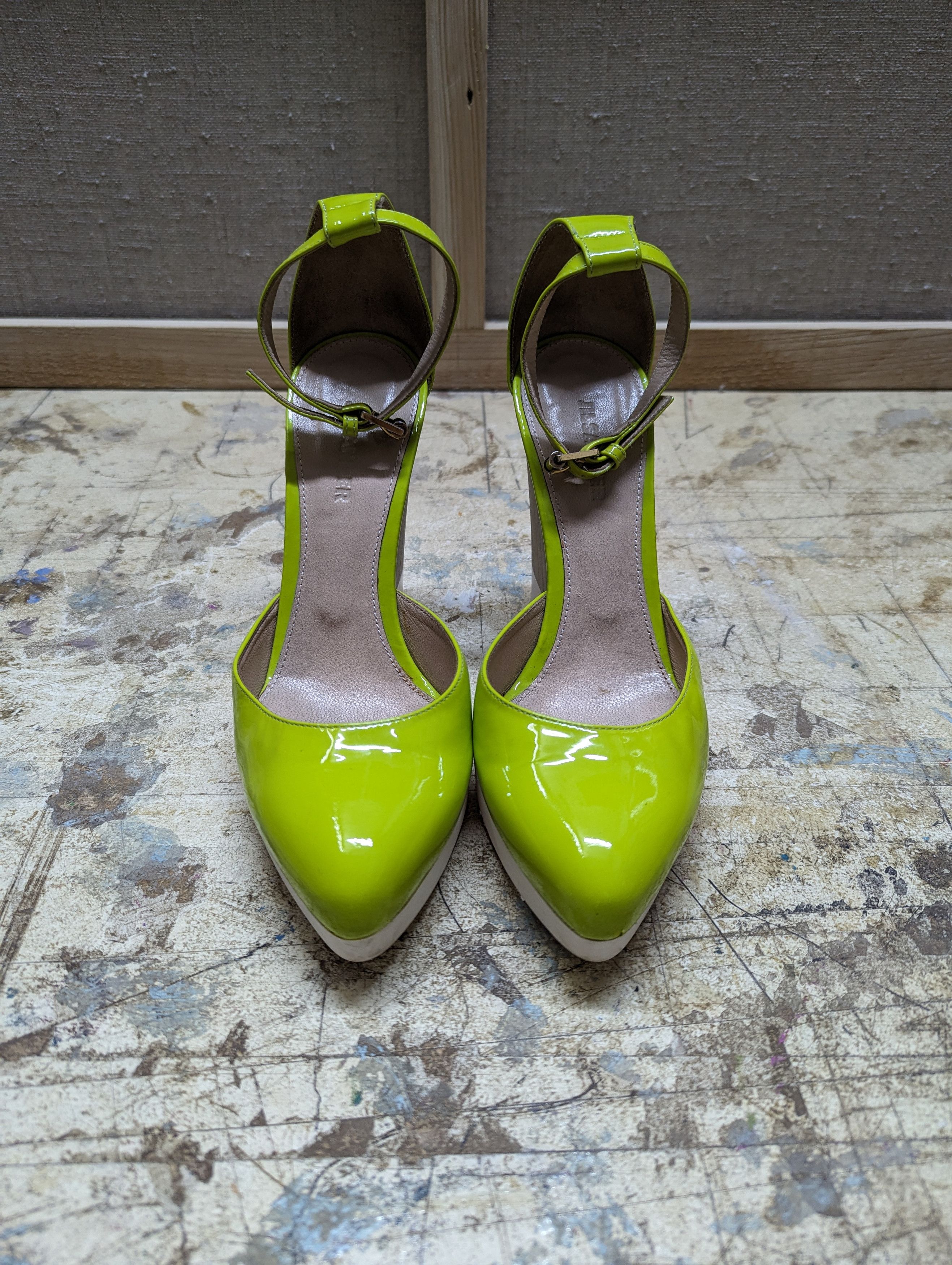 Jil Sander 00s Jil Sander Toxic Polished Platform Heels Size US 7.5 / IT 37.5 - 5 Thumbnail