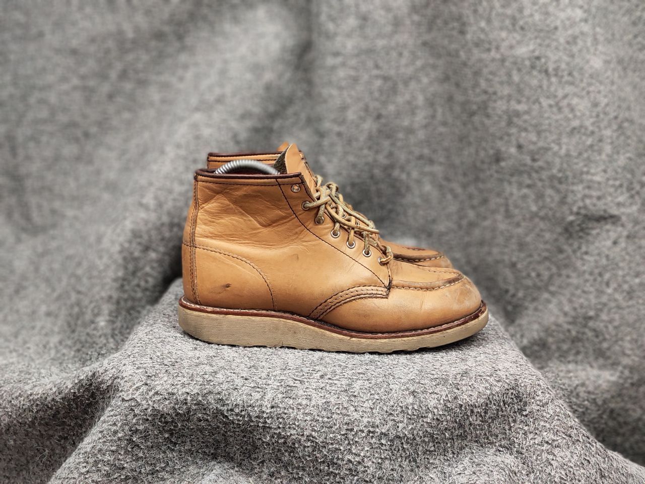 Red Wing Vintage Red Wing Moc Toe 3374 Faded Leather Boots Shoes Size US 5 / EU 37 - 3 Thumbnail