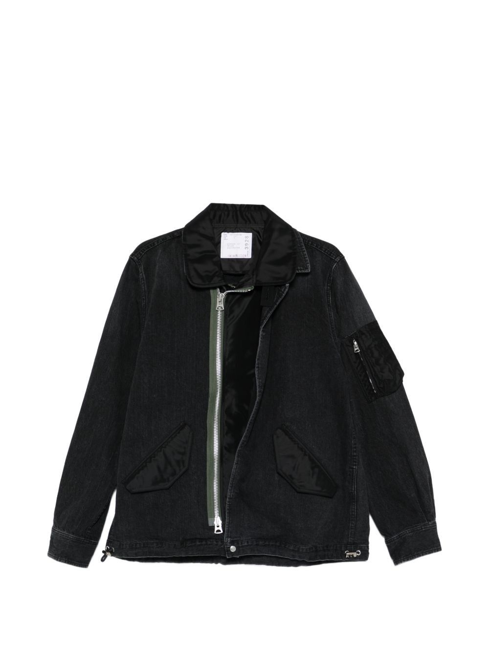 Sacai DENIM AND NYLON JACKET Size US XL / EU 56 / 4 - 1 Thumbnail