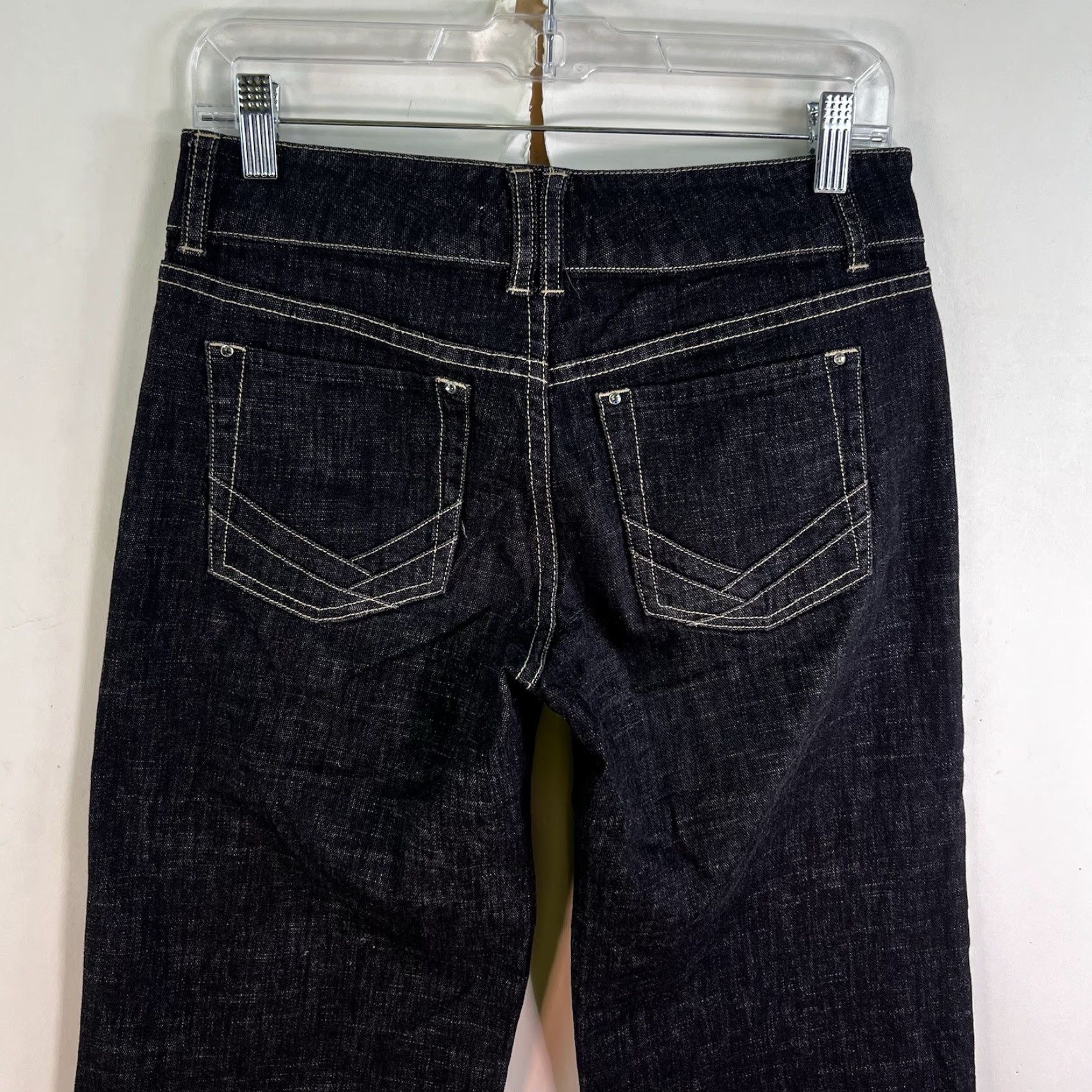 White House Black Market White House Black Market Black Denim Crop Jeans Womens Size 2 30X21.5 Low Rise Regular Fit Size 26" / US 2 / IT 38 - 5 Thumbnail