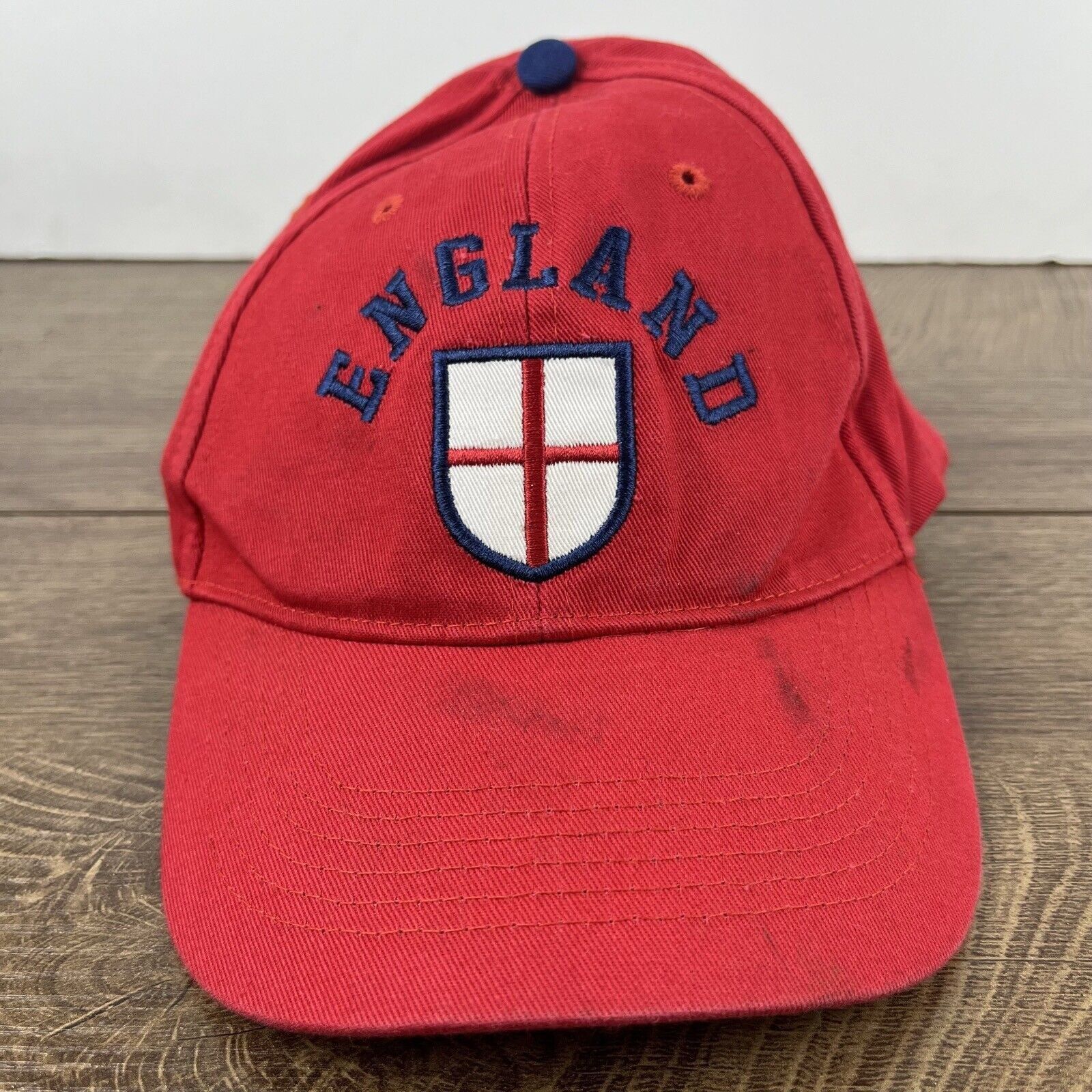 Other England Hat England Baseball Hat Red Adjustable Hat Red Adul Size ONE SIZE - 3 Thumbnail