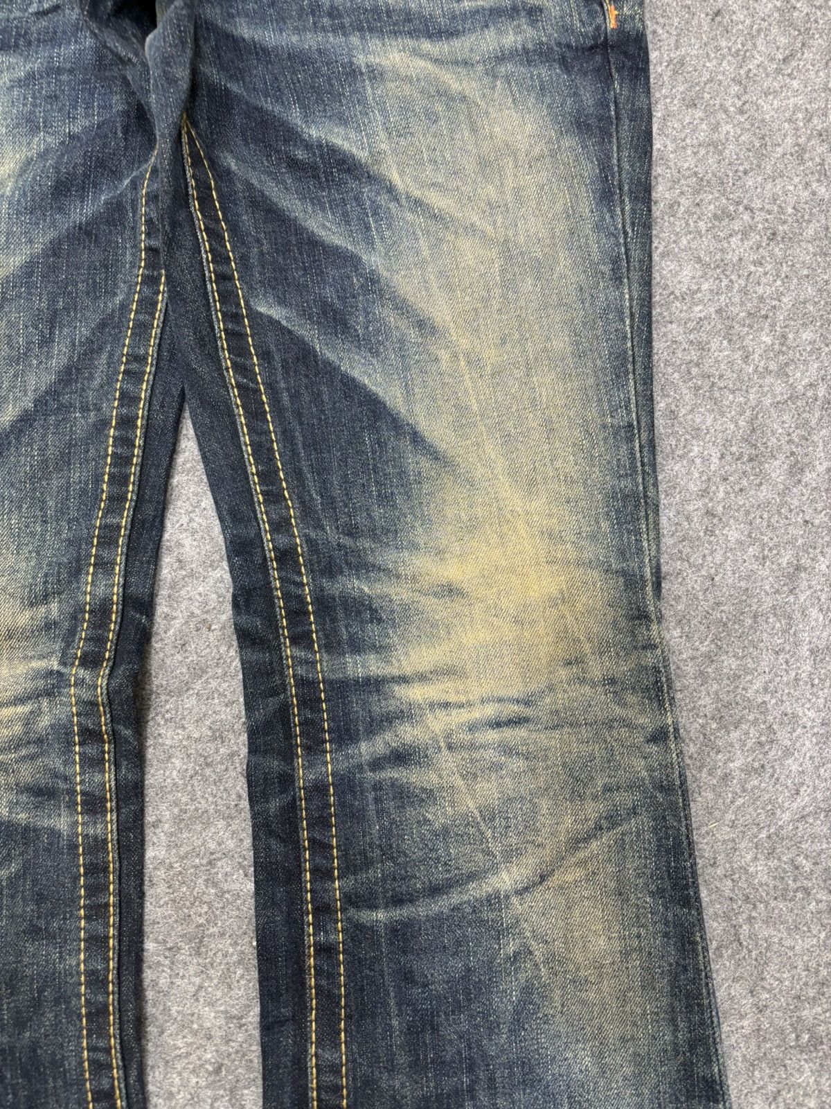 Seditionaries 💥Flare💥Lolita Mud Stone Wash Style Flare Spiky Denim F648 Size US 32 / EU 48 - 5 Thumbnail