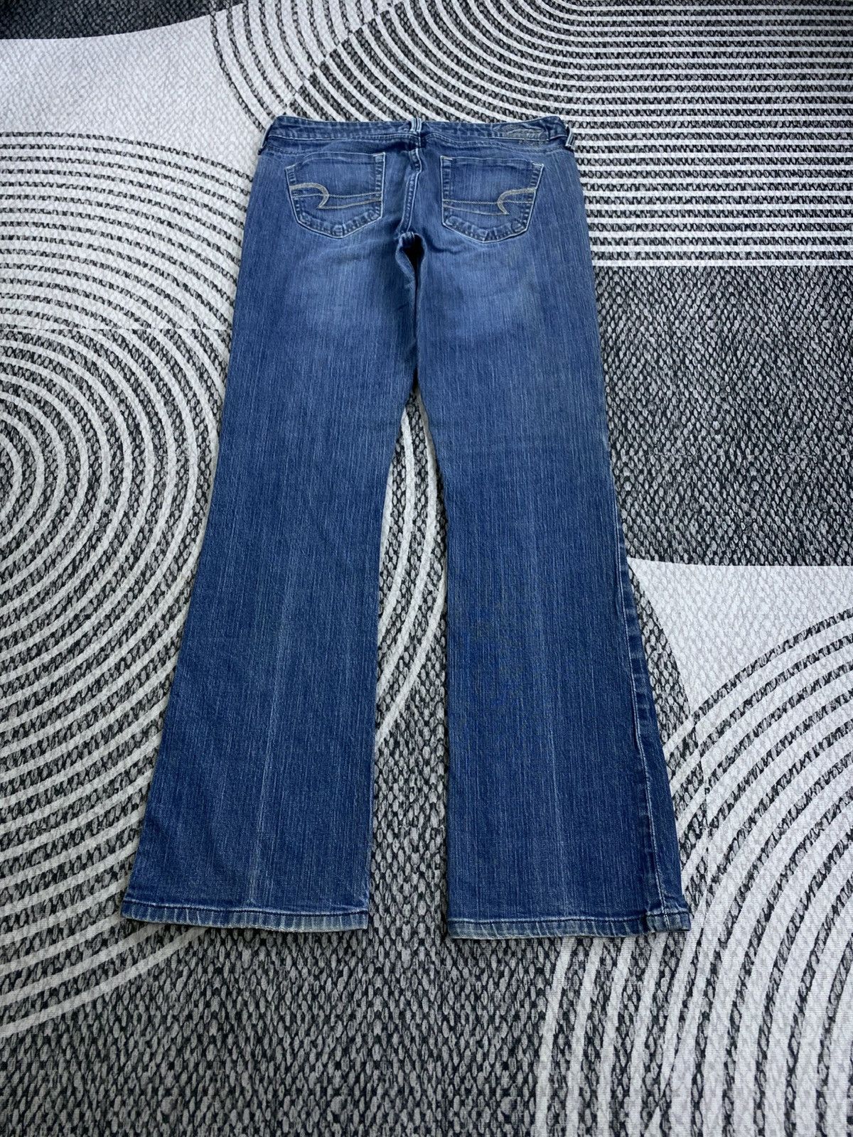 American Eagle Outfitters Vtg American Eagle Denim Blue Bootcut Jeans Size 33" - 2 Thumbnail