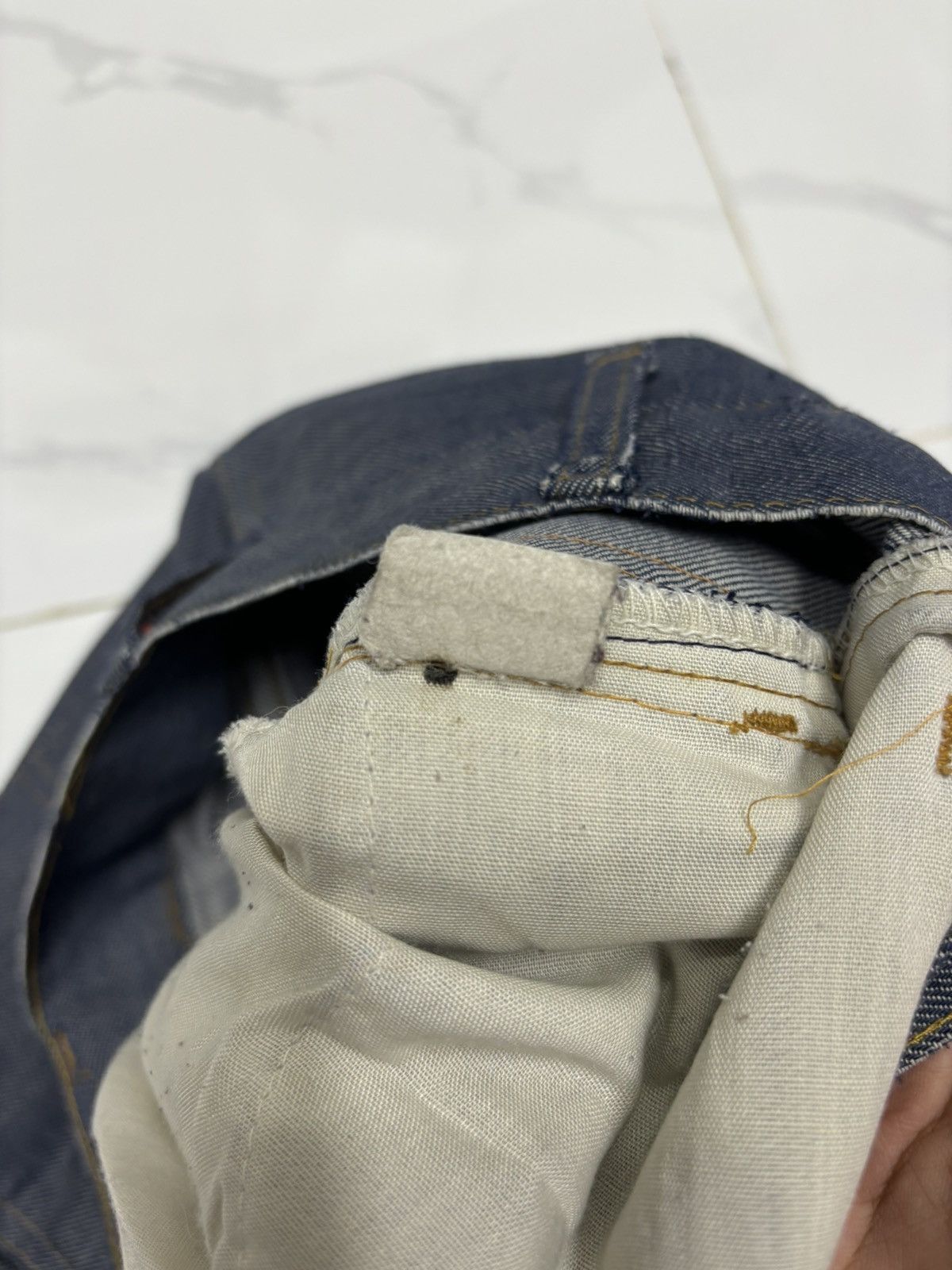 Levi's Vintage Levis Orange Tab Button 8 Flare Bootcut Crop Jeans Size US 28 / EU 44 - 13 Thumbnail