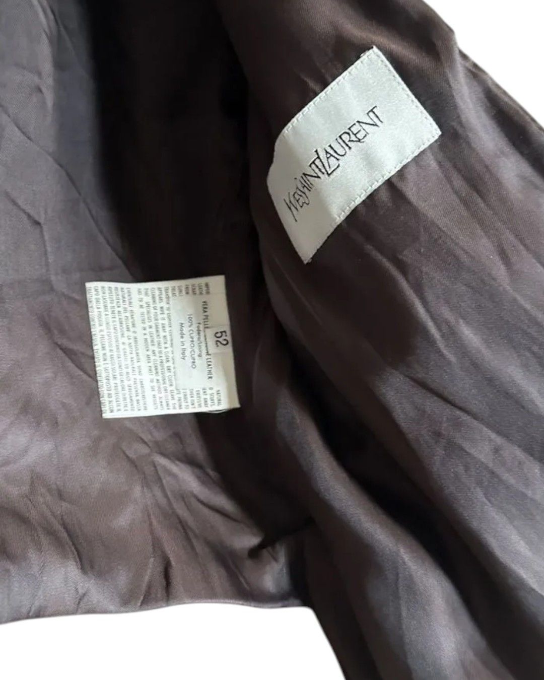 Yves Saint Laurent LEATHER BOMBER JACKET BY STEFANO PILATI Size US L / EU 52-54 / 3 - 5 Thumbnail