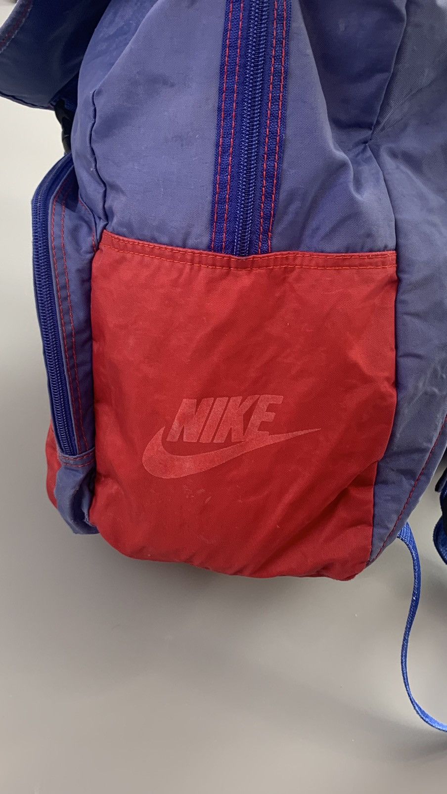 Nike × Vintage 90s Nike Vintage Big Center Swoosh PSG Backpack Size ONE SIZE - 5 Thumbnail