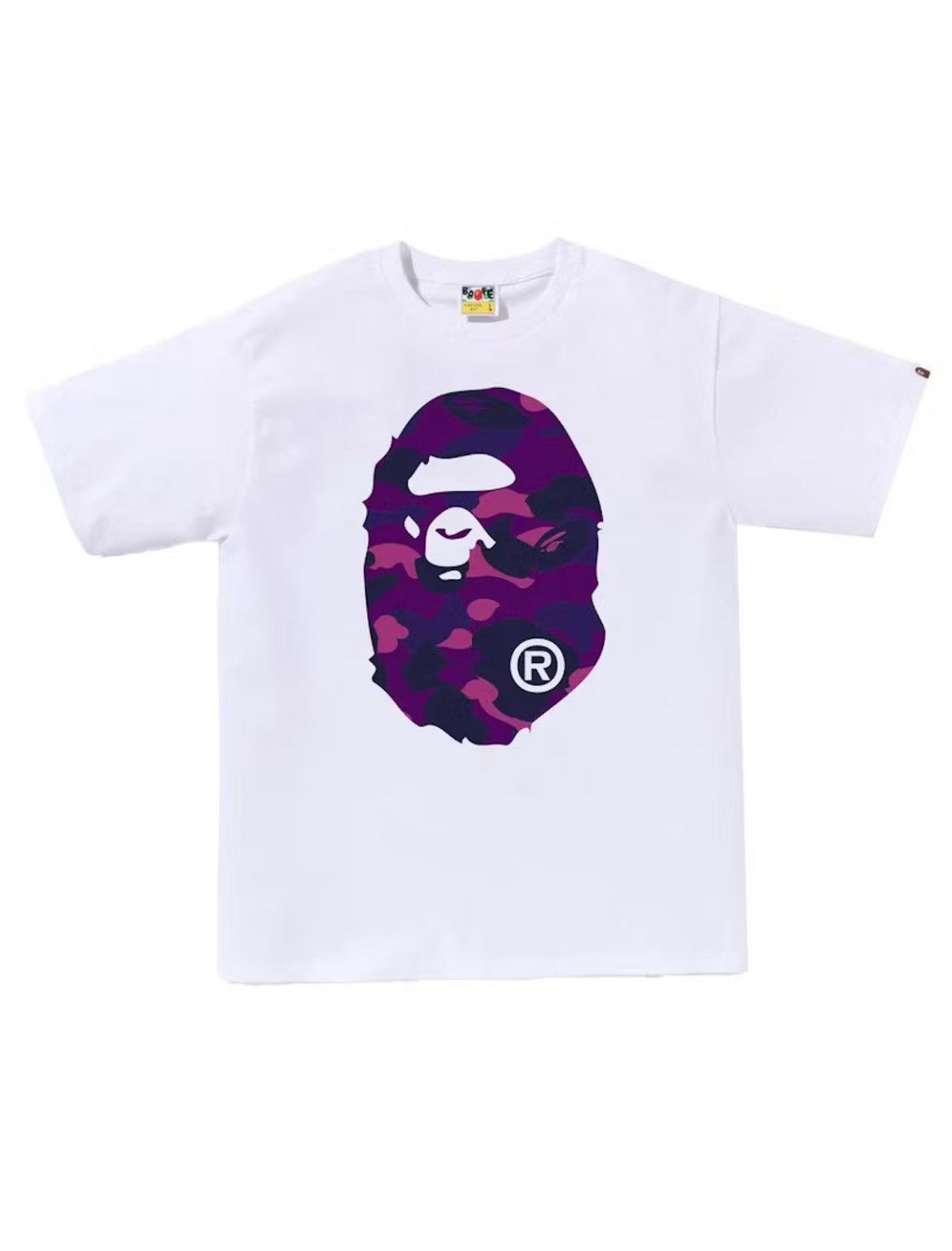 Bape Color Camo Big Ape Head Tee Size US XL / EU 56 / 4 - 1 Thumbnail