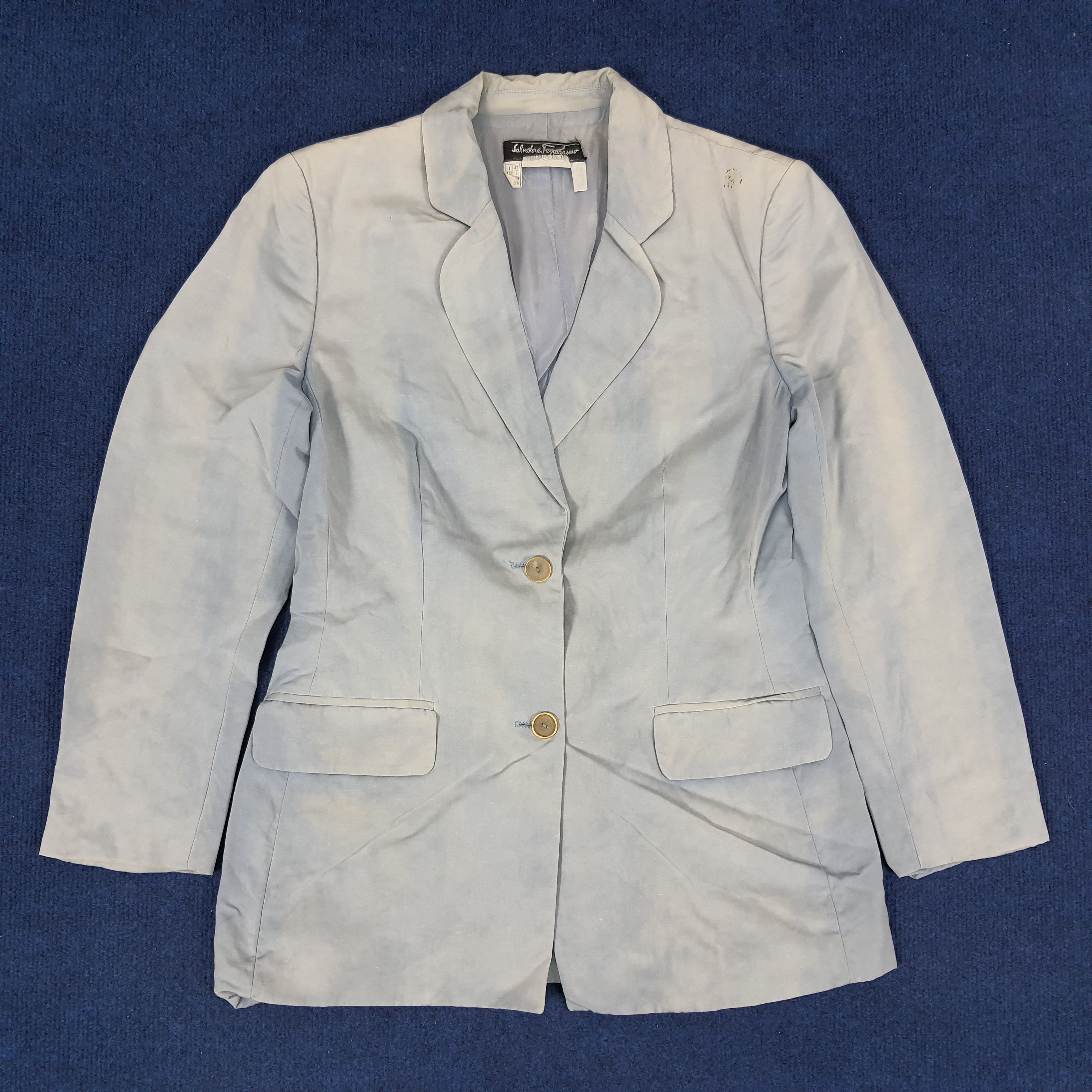 Designer × Salvatore Ferragamo × Vintage Vintage Salvatore Ferragamo Italian Designer Blazers Size XS / US 0-2 / IT 36-38 - 1 Thumbnail