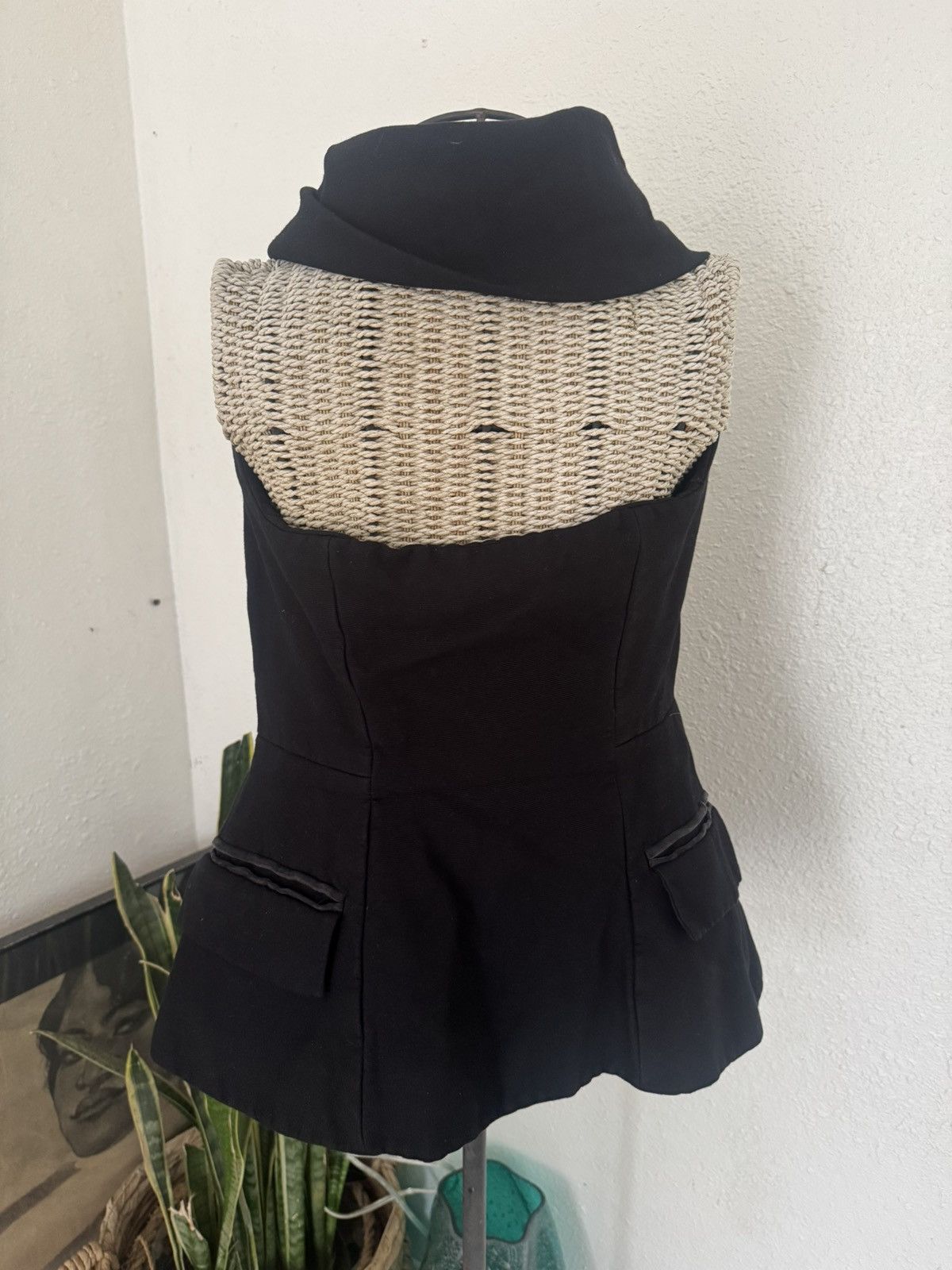 Balmain Balmain Black Double Breasted Halter top Size XS / US 0-2 / IT 36-38 - 6 Thumbnail