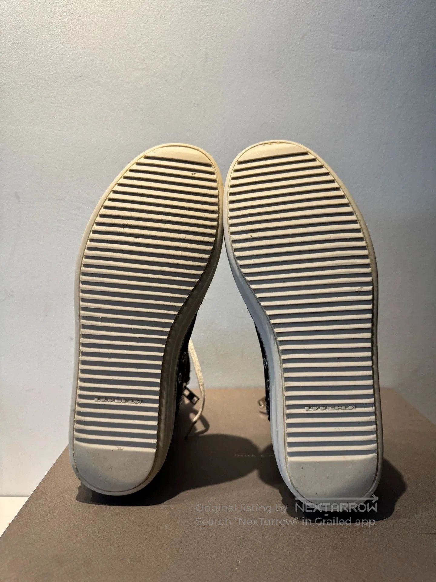 Rick Owens rick owens复线蜡面大匡威高筒鞋. Size US 9 / EU 42 - 6 Thumbnail