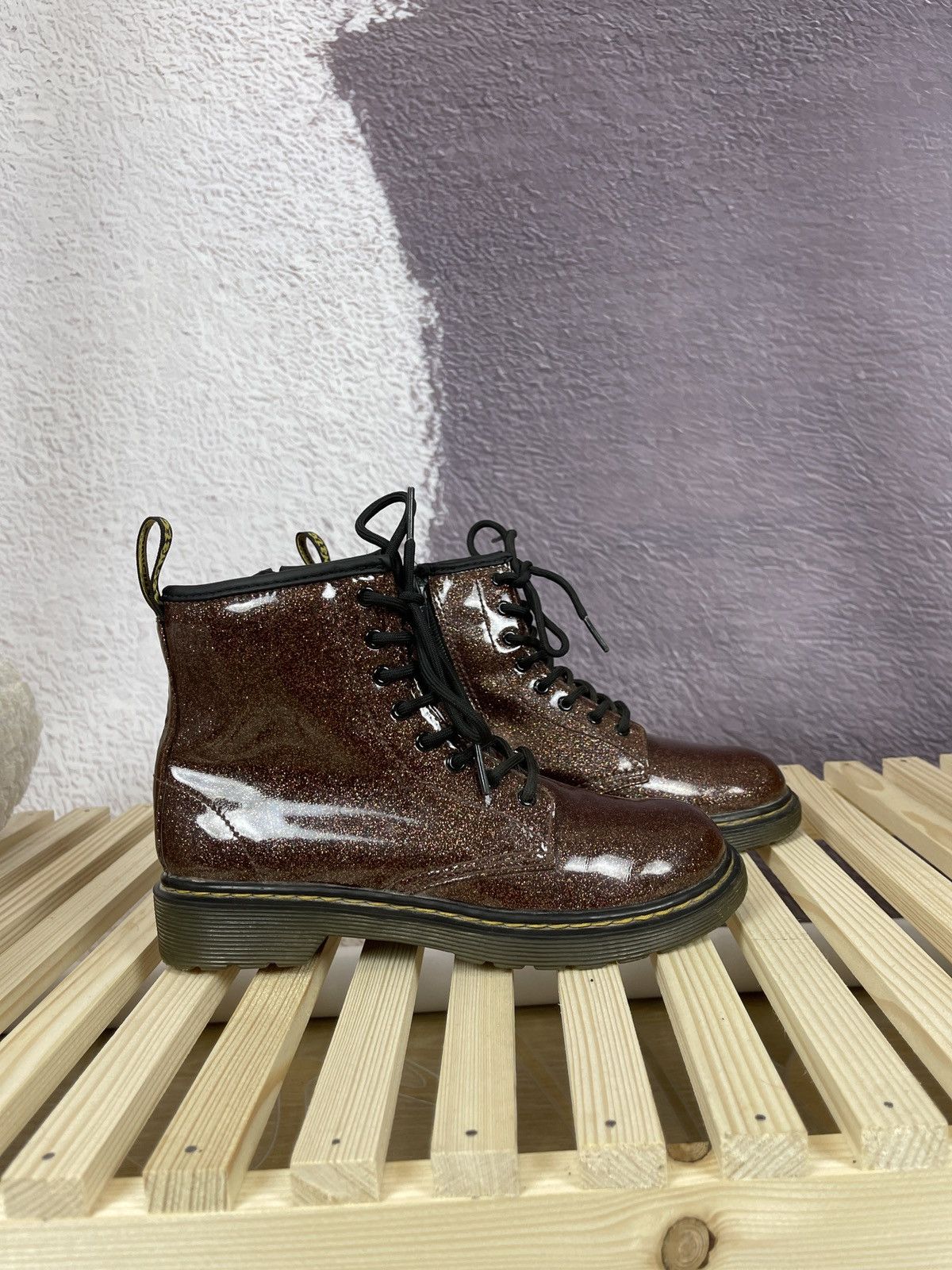 Dr. Martens Dr.Martens 1460 Glitter J AW501 boots vintage Size US 4 / IT 34 - 2 Thumbnail