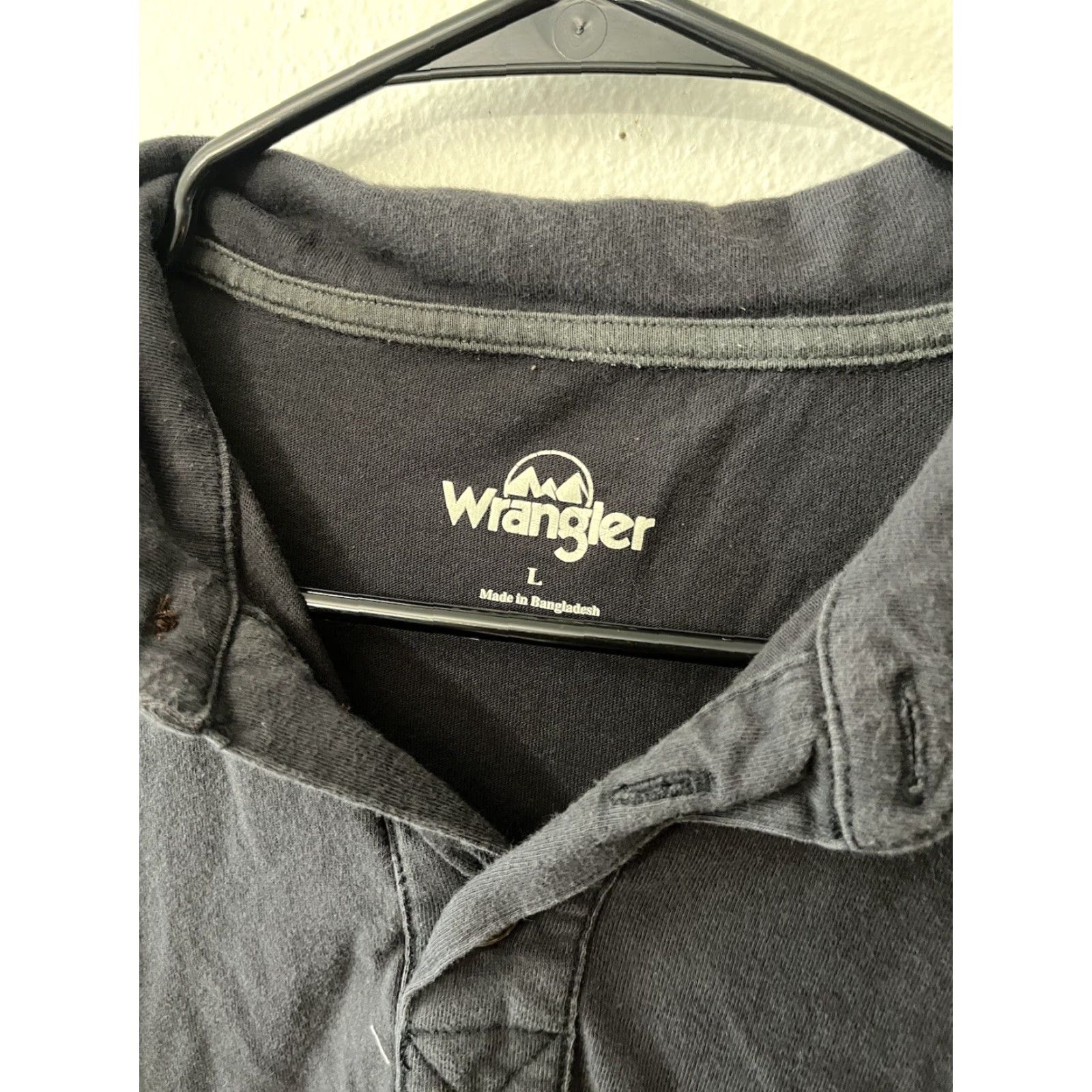 Wrangler VINTAGE Wrangler Polo Shirt Mens L Gray Knit Logo Short Sleeve Adult Large Gray Wrangler Polo Shirt Mens Large Gray Knit Logo Short Sleeve - Mens Size US L / EU 52-54 / 3 - 3 Thumbnail