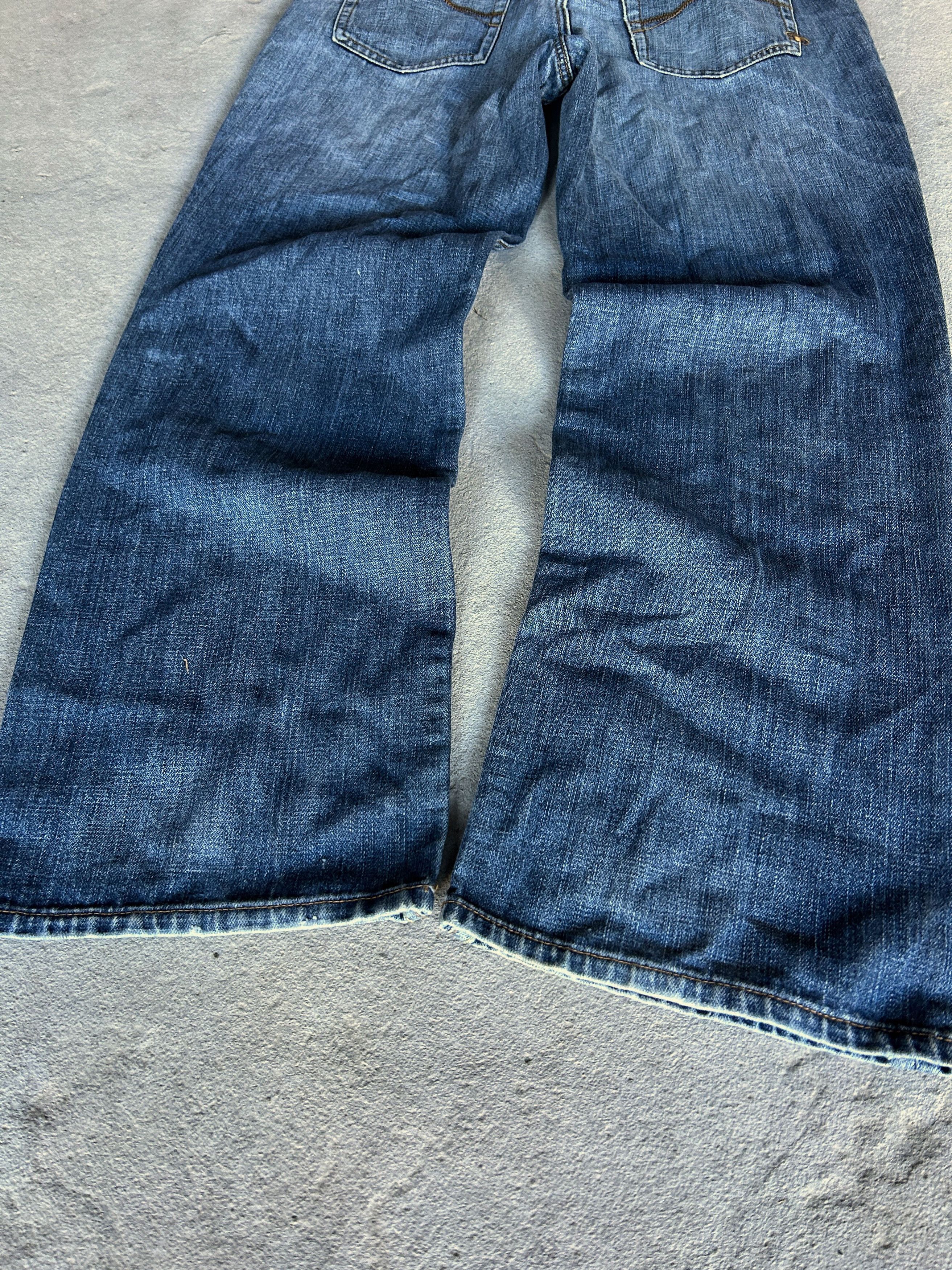Vintage Vintage Blue Wash Baggy Denim Jeans Wide Leg Y2K Skate Style Size US 32 / EU 48 - 6 Thumbnail