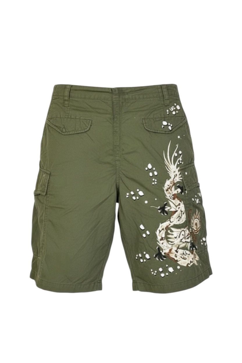 Maharishi Maharishi Cargo Japan “Dragon” Streetwear Shorts Y2k Size US 32 / EU 48 - 1 Thumbnail