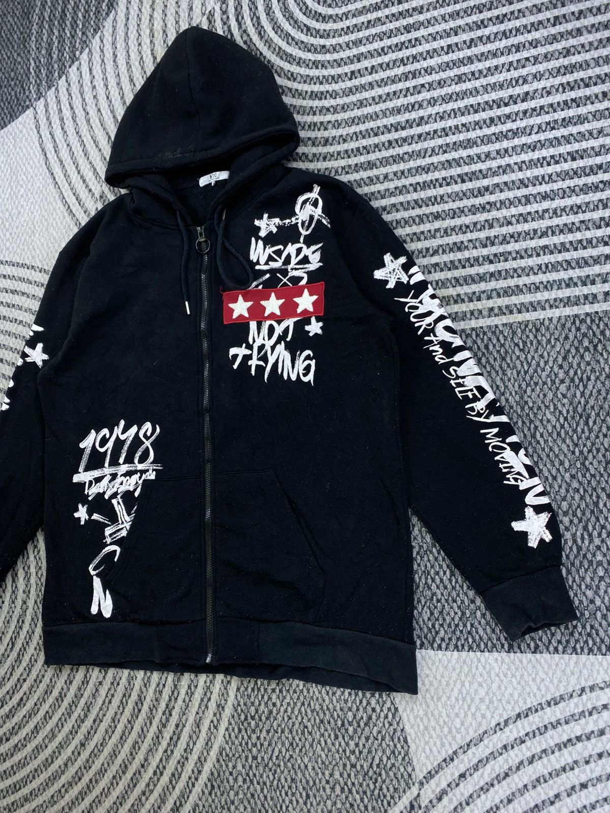 In The Attic 🔥🔥In The Attic Punk Design Rare Zipper Hoodie Jacket Size US L / EU 52-54 / 3 - 5 Thumbnail