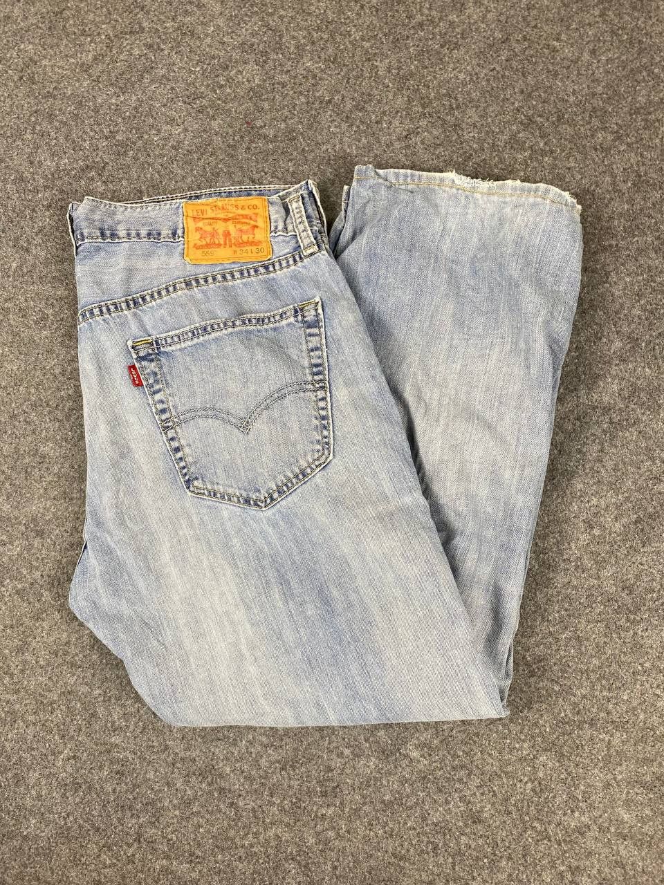 Levi's levis 569 soft distressed denim nice design Size US 36 / EU 52 - 2 Thumbnail