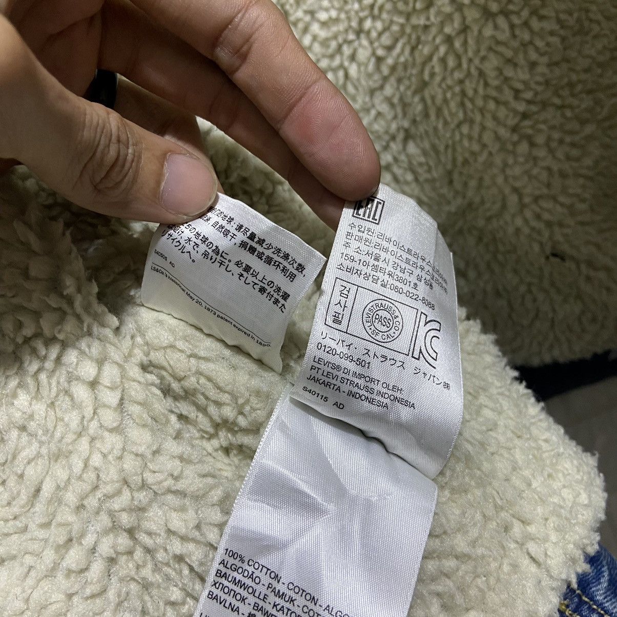Levi's × Levi's Made & Crafted × Levi's Vintage Clothing Levi’s Denim Trucker Jacket Sherpa Size US XL / EU 56 / 4 - 9 Thumbnail