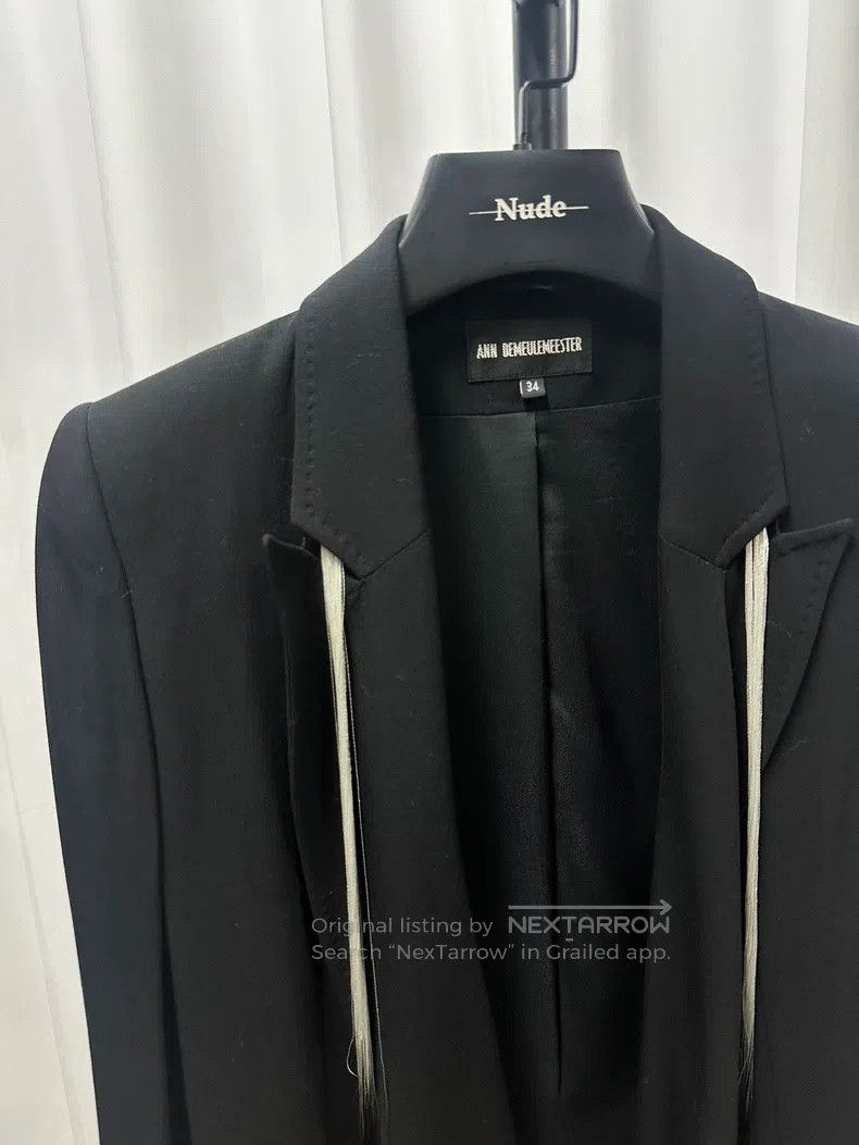 Ann Demeulemeester Ann Demeulemeester Ribbon suit Size XXS / US 00 / IT 34 - 2 Thumbnail