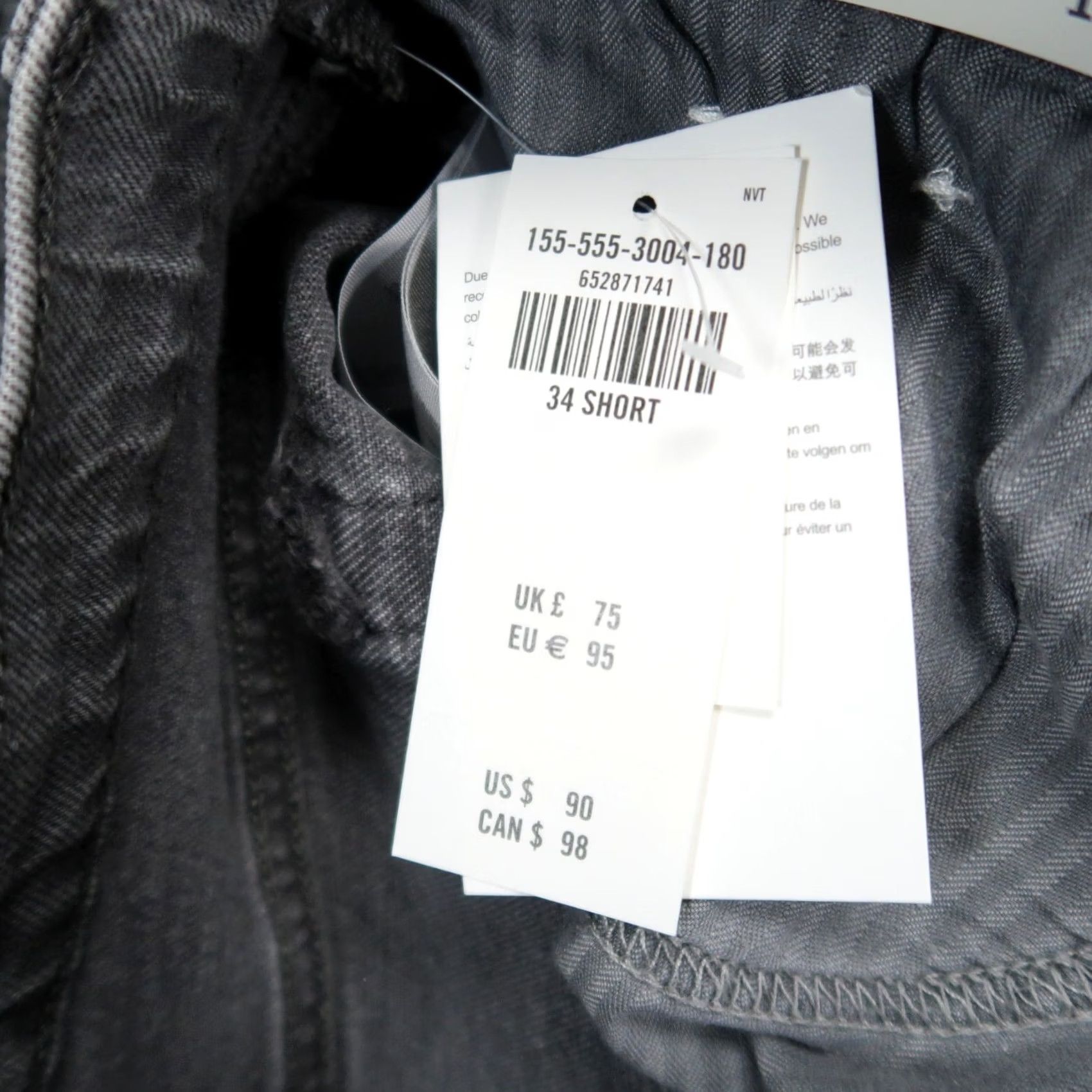 Abercrombie & Fitch Abercrombie & Fitch Jeans Womens 40x28 Gray 90s Straight Ultra High Rise NWT Size 27" / US 4 / IT 40 - 6 Thumbnail