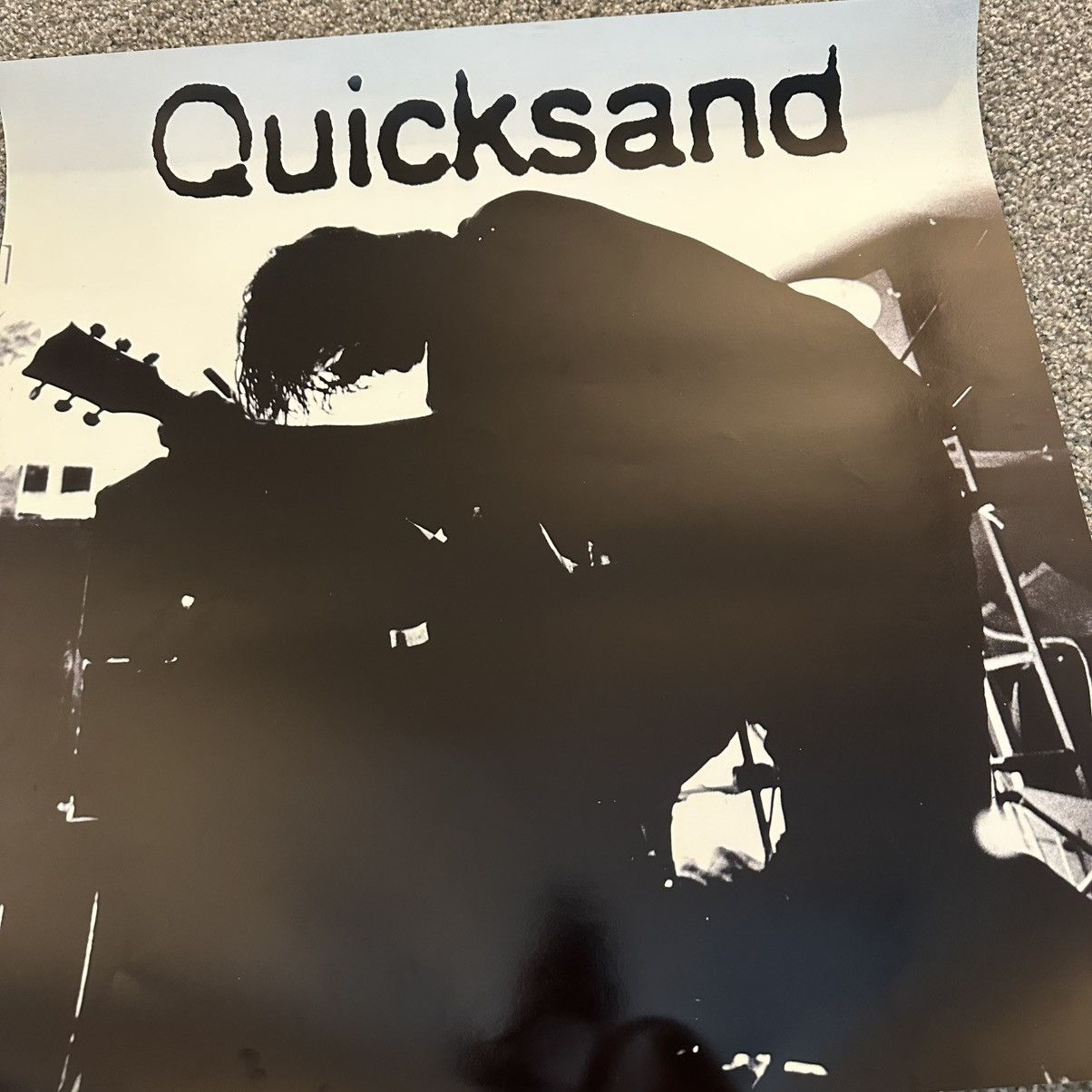 Vintage Vintage 1993 Quicksand Slip orginal poster size 24in x 24in Size ONE SIZE - 5 Thumbnail