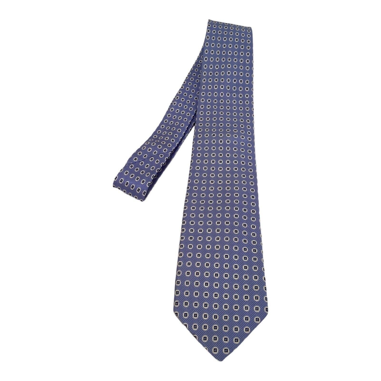 Richard James JZ RICHARDS Purple Geometric Luxury Silk Tie Hand Made In U Size ONE SIZE - 6 Thumbnail