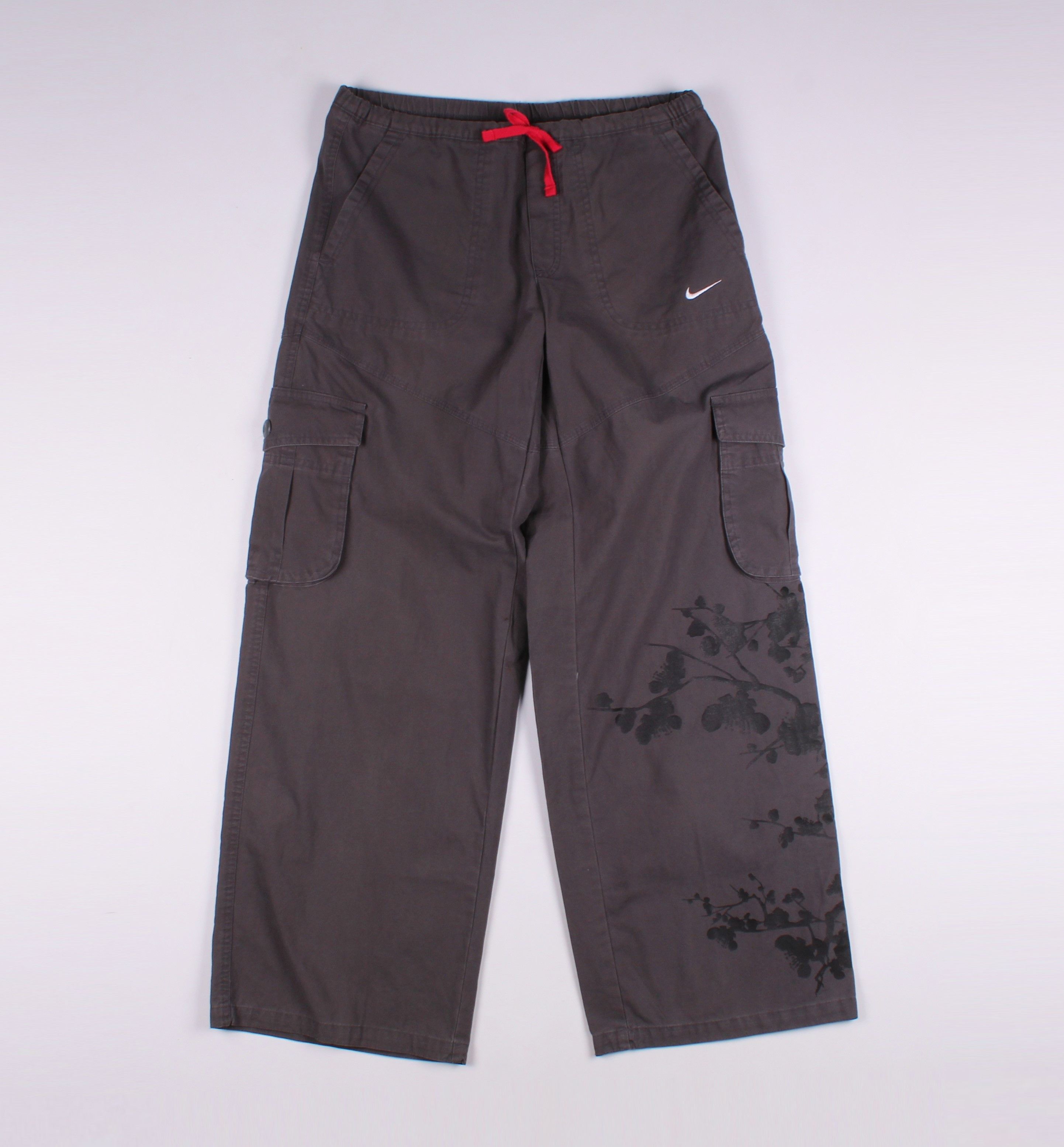 Nike Vintage Flora Print Baggy Cargo Pants