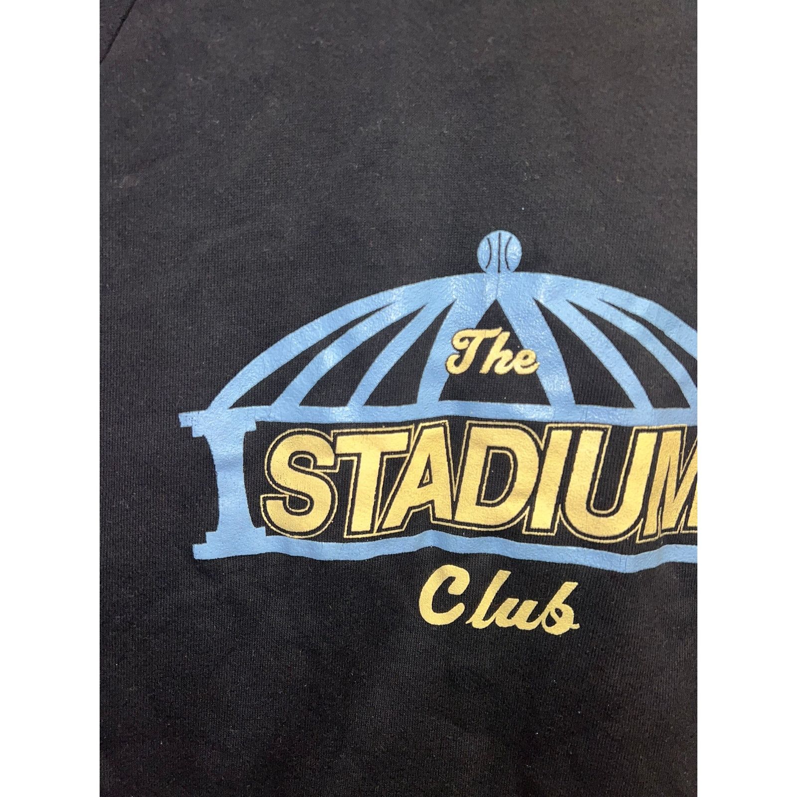 Jerzees Vintage The Stadium Club Sweatshirt Black 1990s 90s Medium Size US M / EU 48-50 / 2 - 3 Thumbnail
