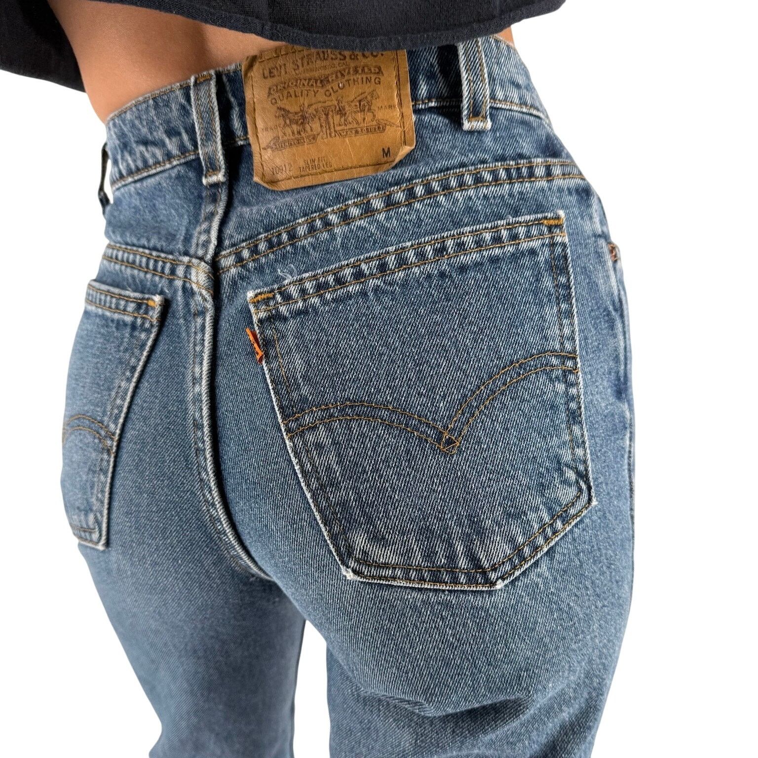 Levi's × Vintage 90s Levis 912 slim fit jeans 1990s vintage Size 27" / US 4 / IT 40 - 1 Thumbnail