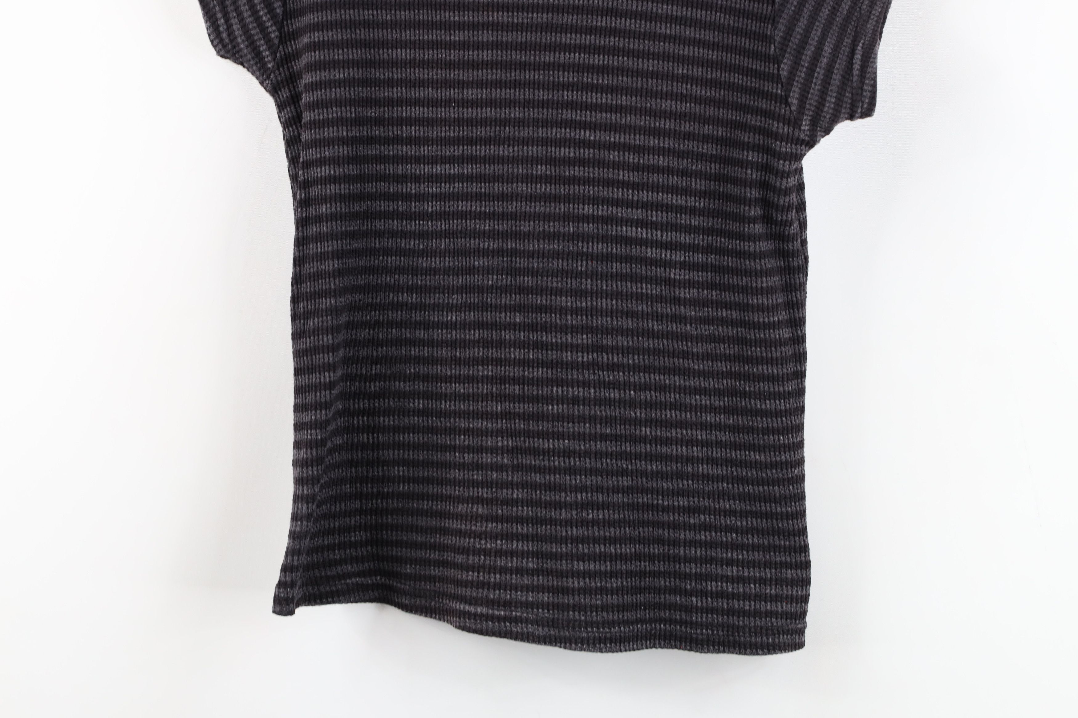 Vintage Vintage 90s Y2K Babydoll Thermal Waffle Knit T-Shirt USA Size M / US 6-8 / IT 42-44 - 3 Thumbnail