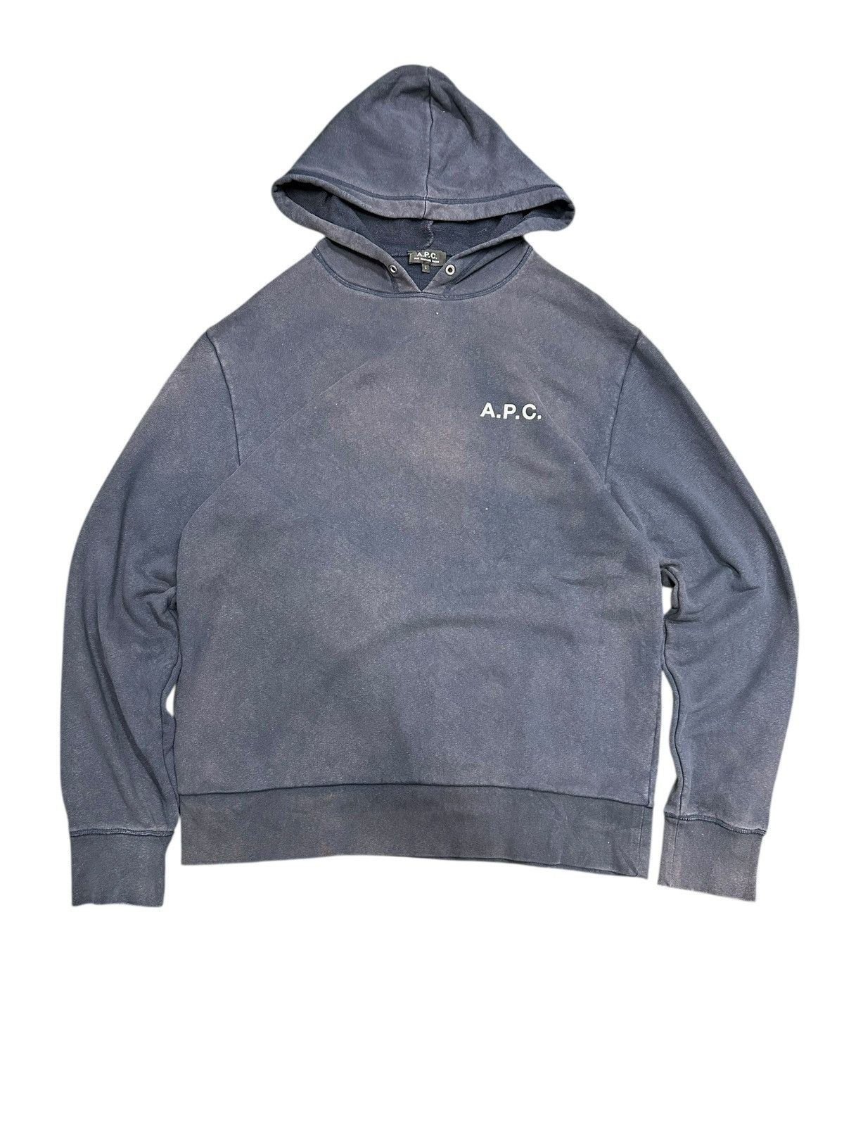 A.P.C. A.P.C. Hoodie With Spell Out Size US L / EU 52-54 / 3 - 1 Thumbnail