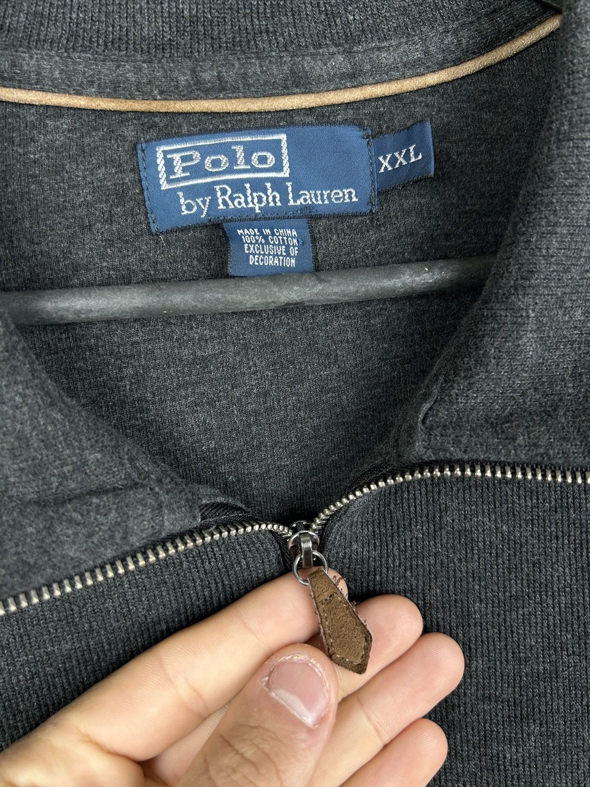 Polo Ralph Lauren Mens Vintage Polo Ralph Lauren 1/3 zip Sweatshirt rugby y2k Size US XXL / EU 58 / 5 - 6 Thumbnail