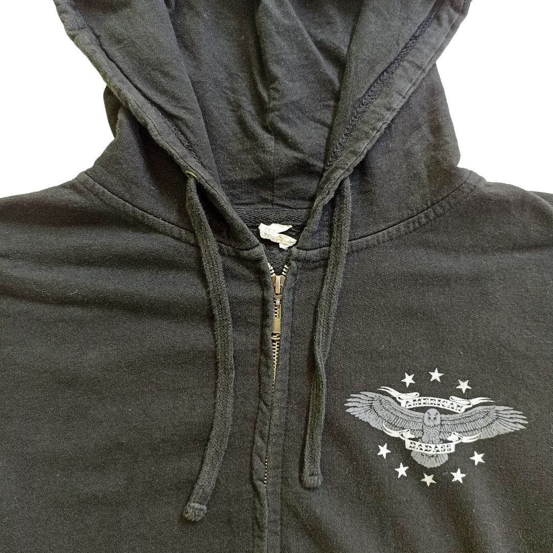 Band Tees Kid Rock American Bad Ass Hoodie Size US S / EU 44-46 / 1 - 3 Thumbnail