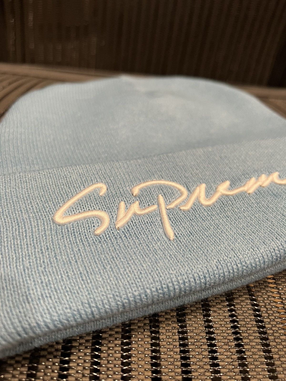 Supreme Supreme Classic Script Beanie FW18 Size ONE SIZE - 4 Thumbnail