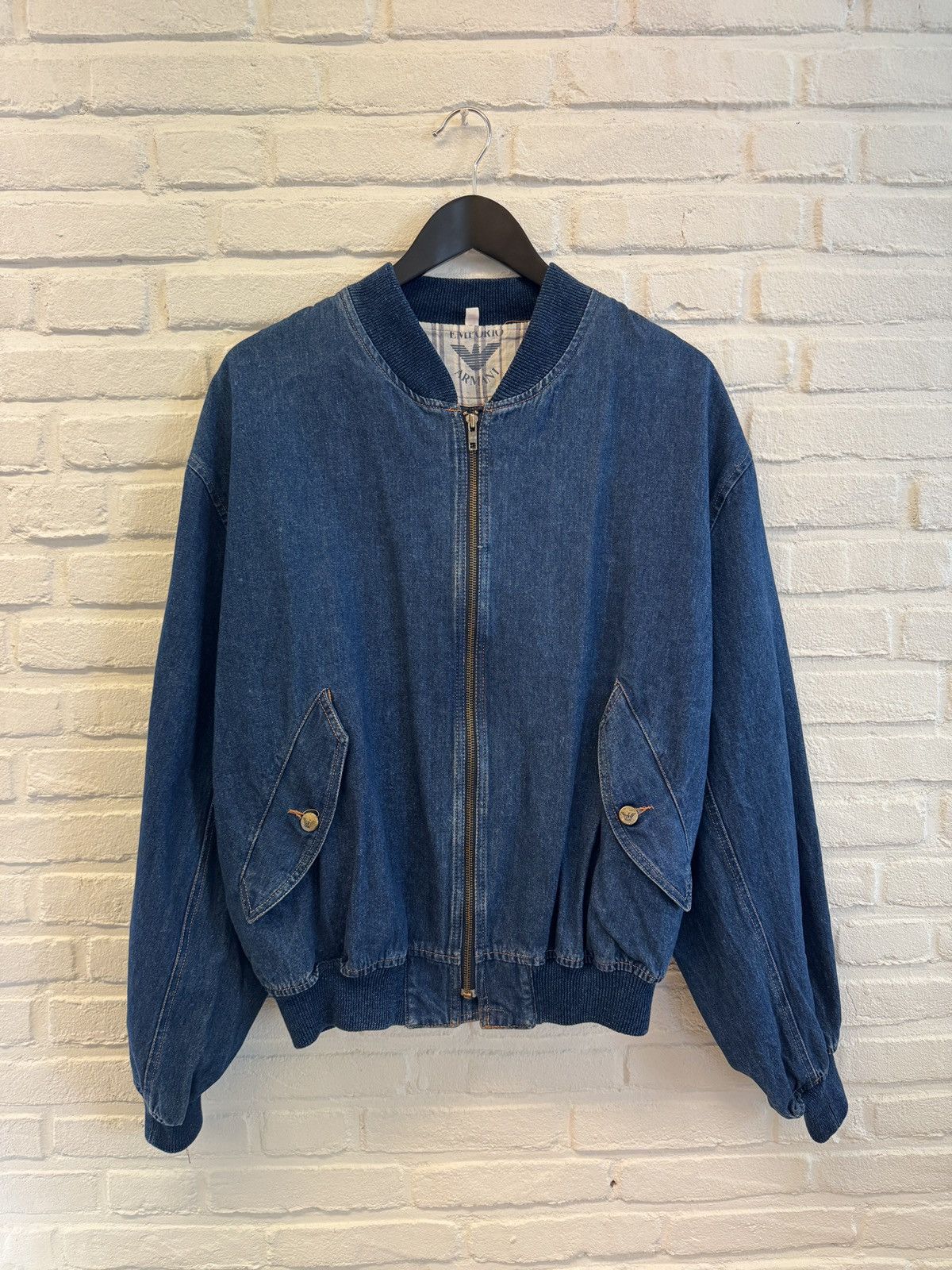 Emporio Armani Emporio Armani denim jeans bomber Size US L / EU 52-54 / 3 - 6 Thumbnail